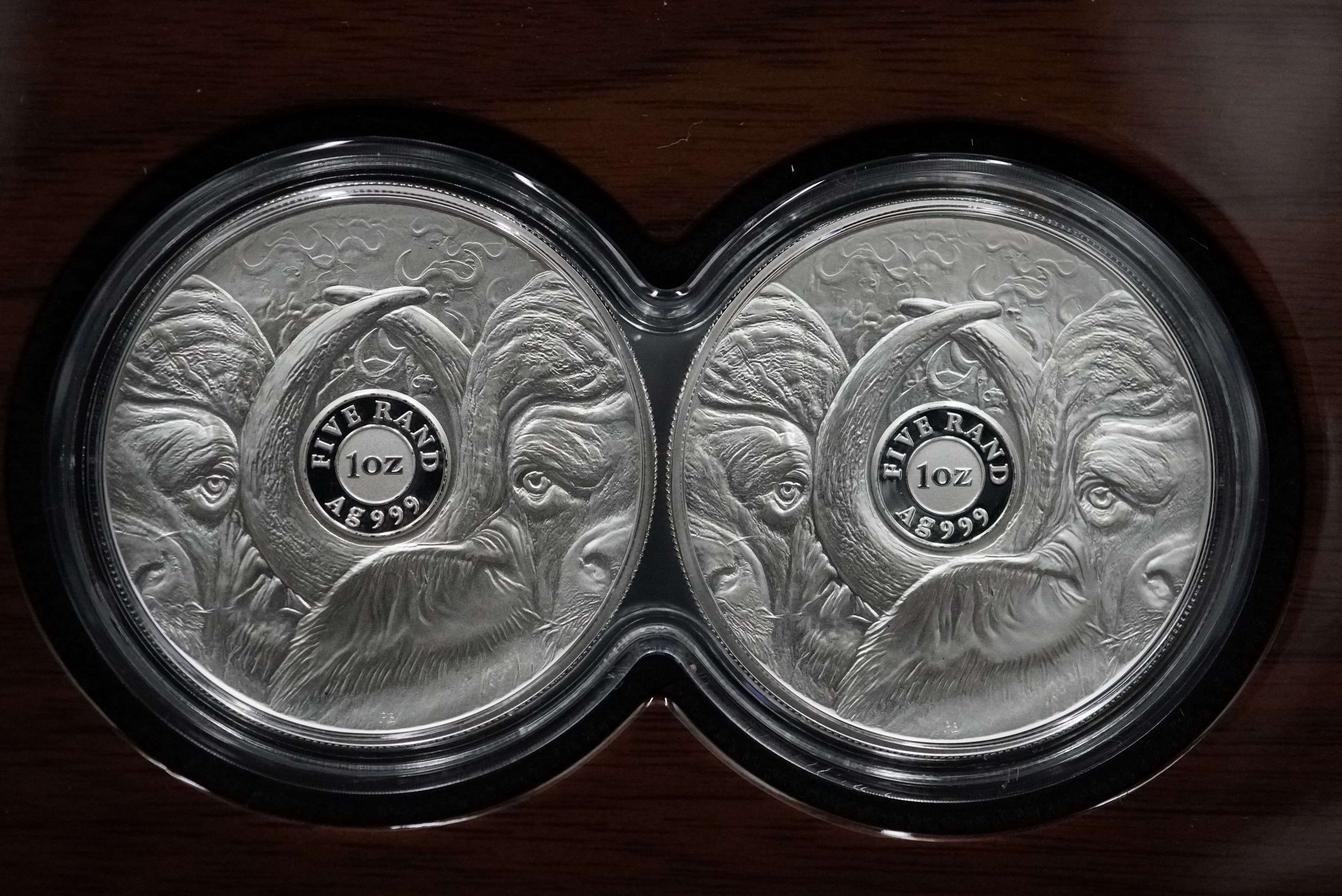 2023 S.Africa Big Five Double Proof Buffalo Silver Set Coin Series II