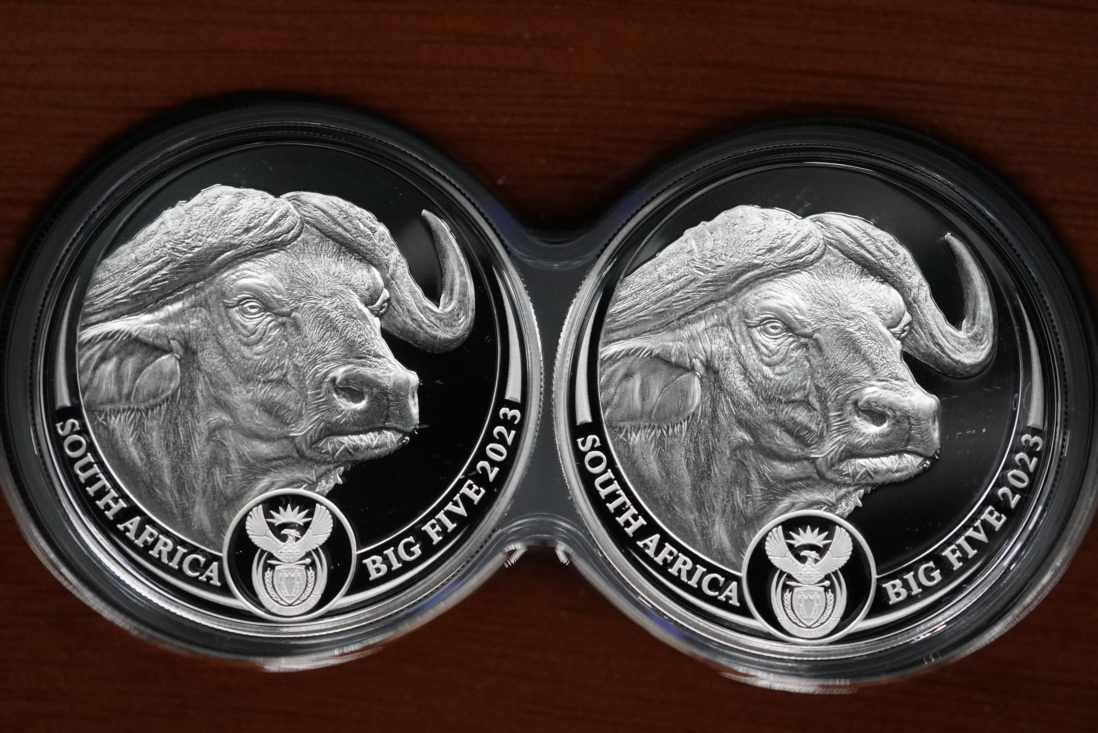 2023 S.Africa Big Five Double Proof Buffalo Silver Set Coin Series II