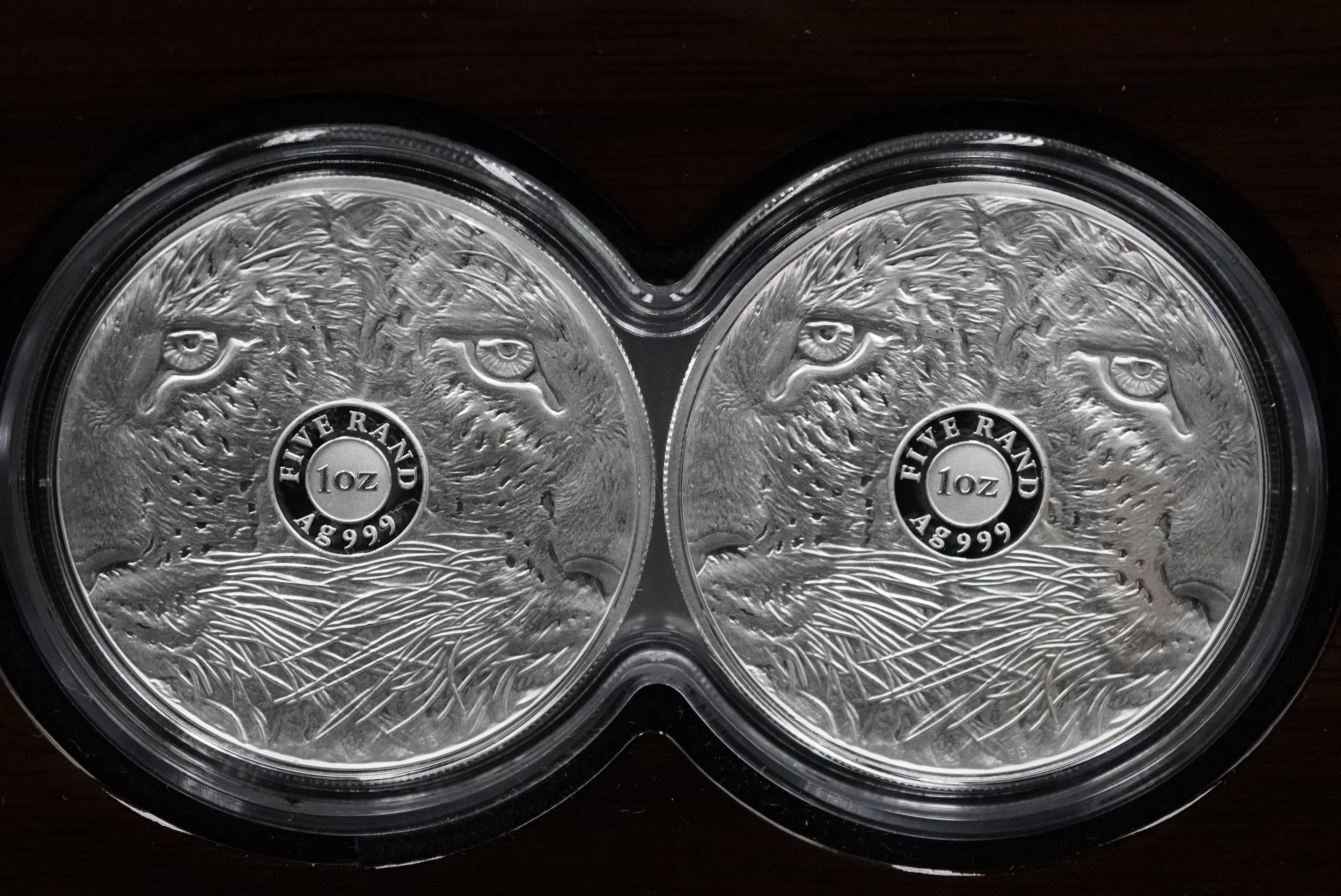 2023 S.Africa Big Five Double Proof Leopard Silver Set Coin Series II