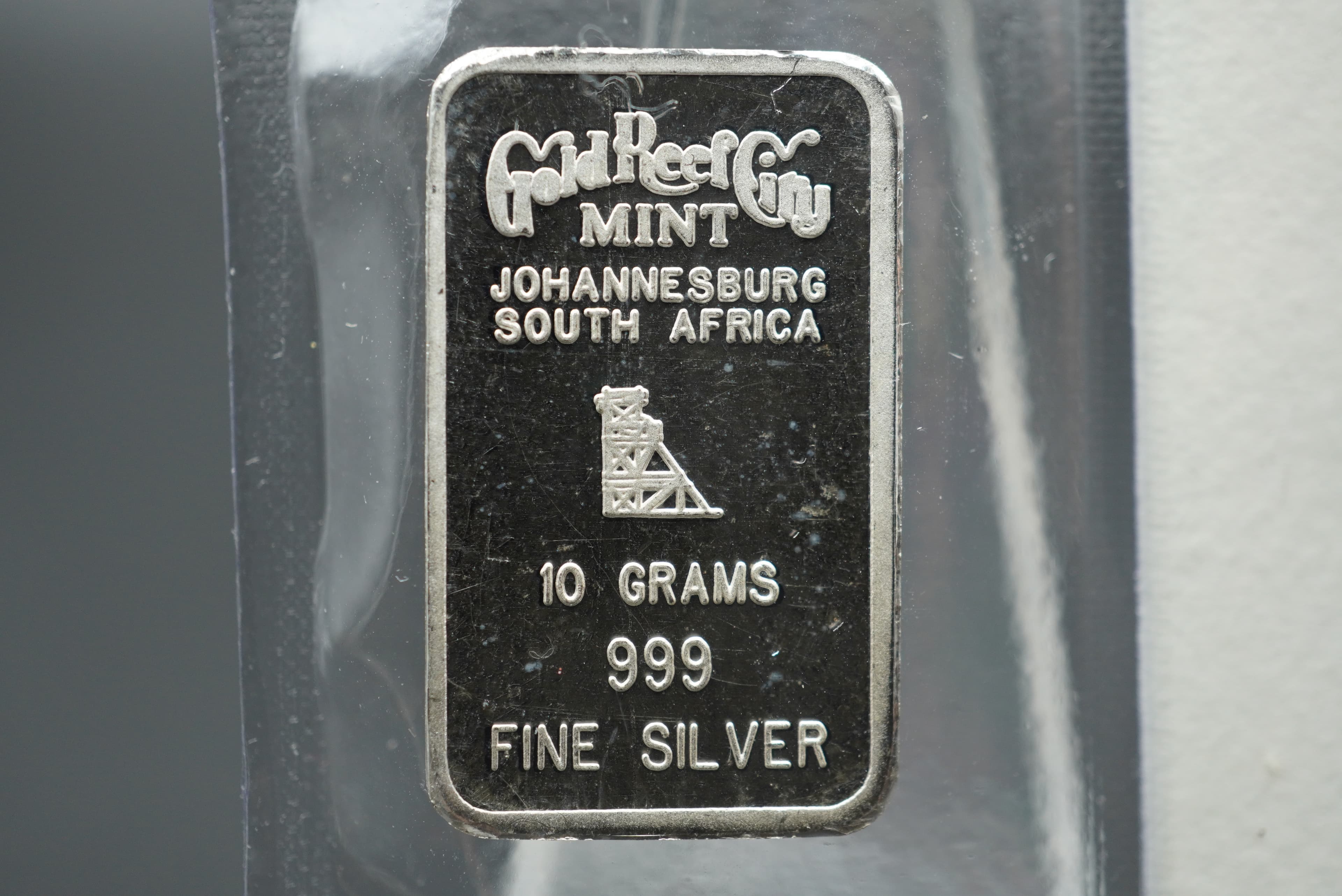 GRC lion minted bar 10g silver