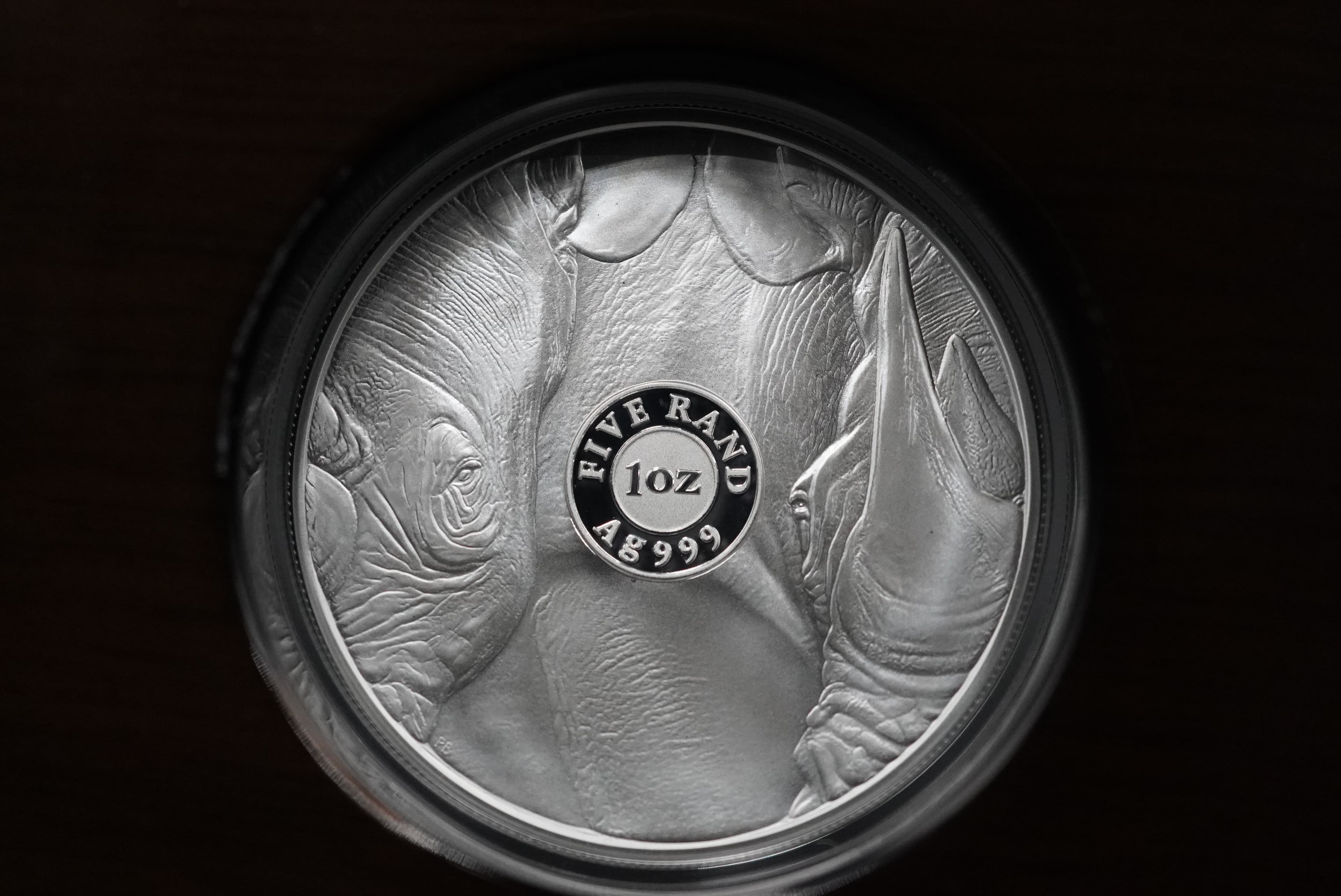 2022 Fine-Silver Combination Set The Krugerrand and the African Big Five - Rhino Series II Proof