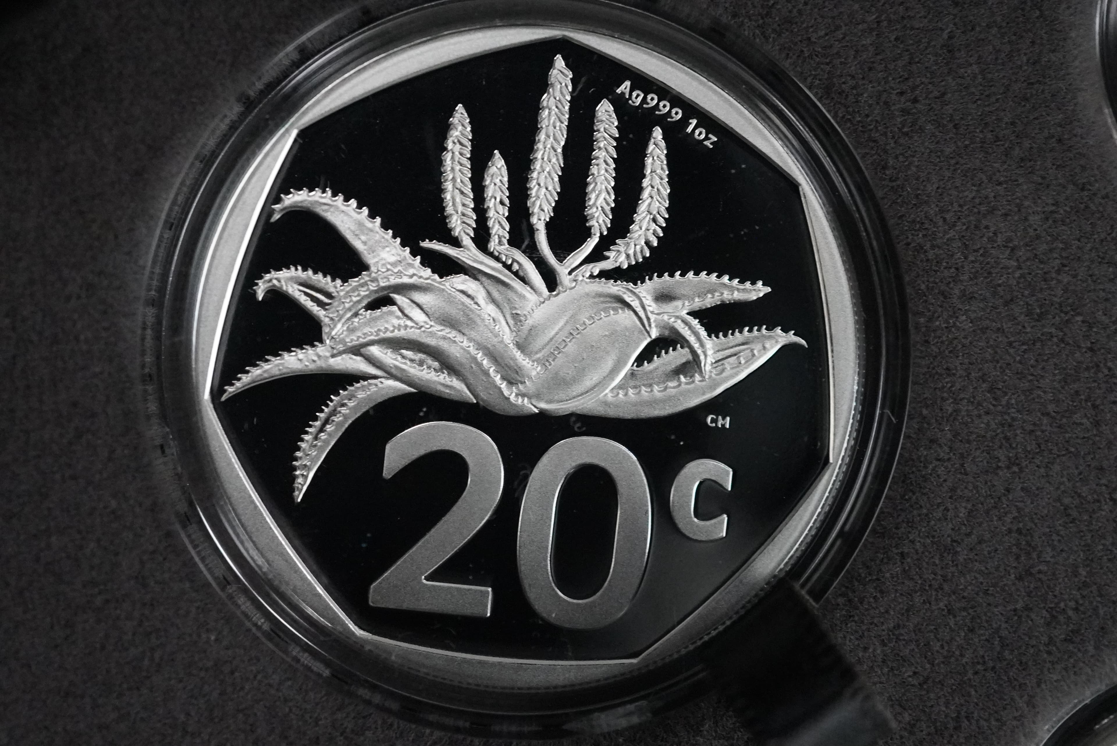 2025 S.Africa Silver Proof Set with Book:The Currency of South Africa:The Development of the Fourth Decimal Coin Series