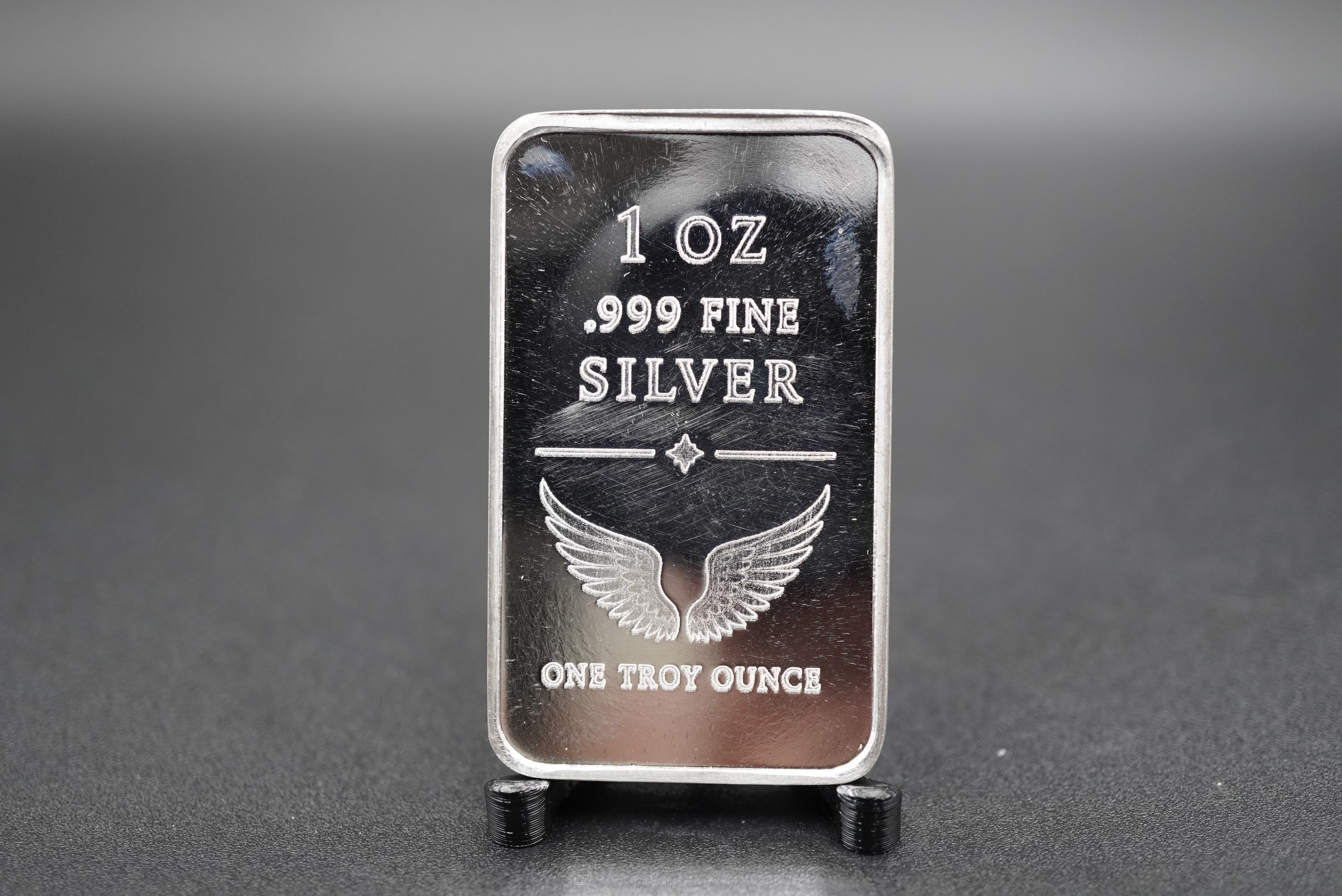 1oz Fine Silver Pegasus Bar
