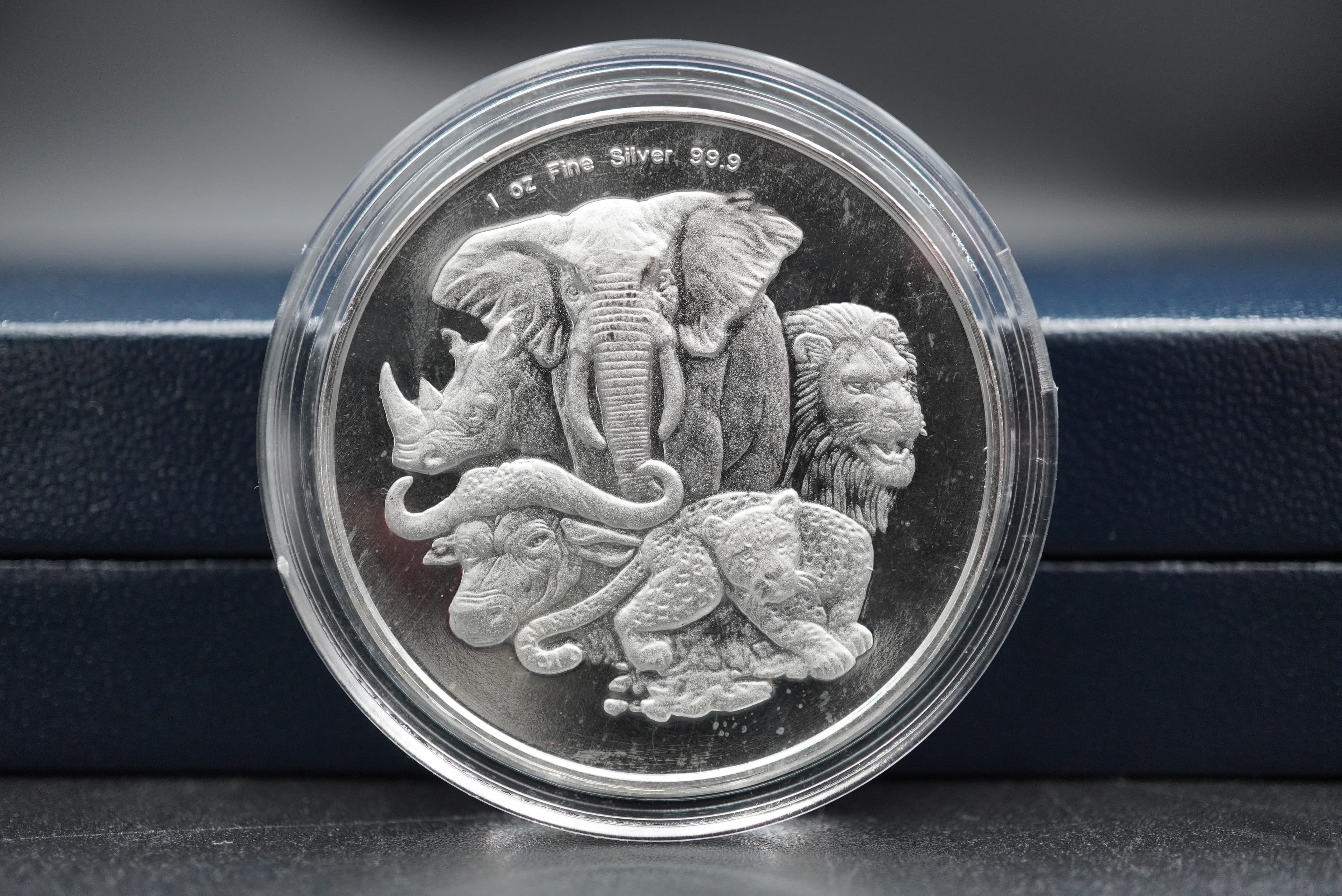 GRC African Big Five Silver proof set