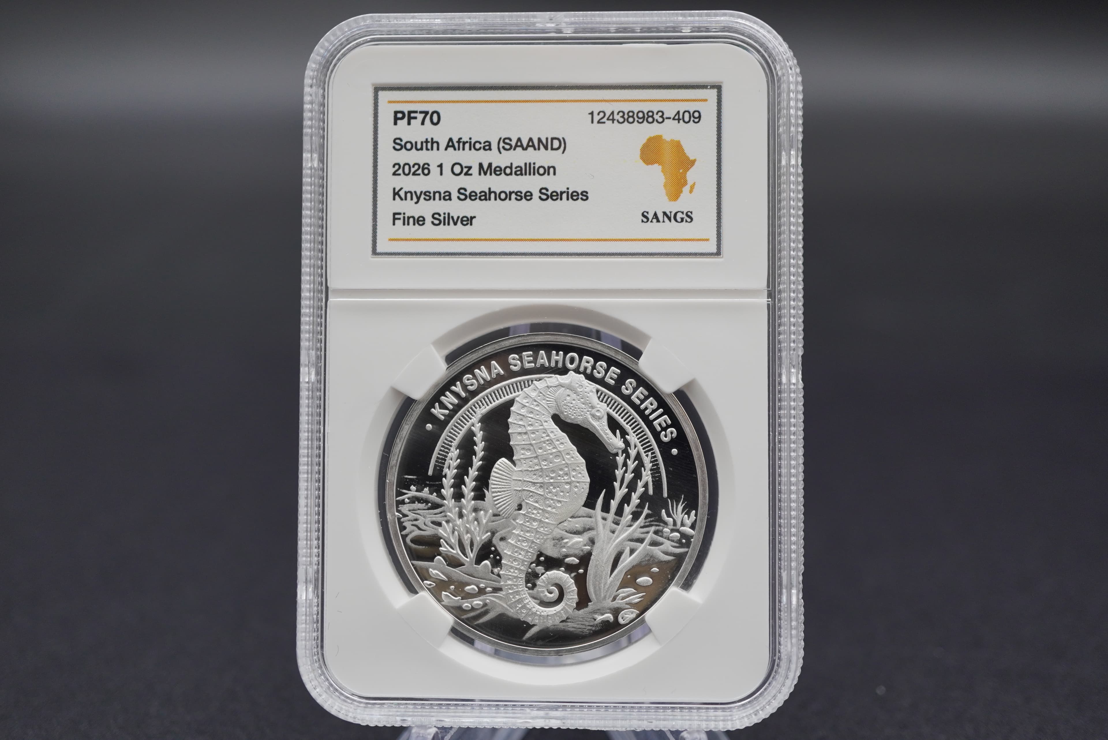 2026 SAAND Endangered  Animals  5 Medallion  Silver  Set