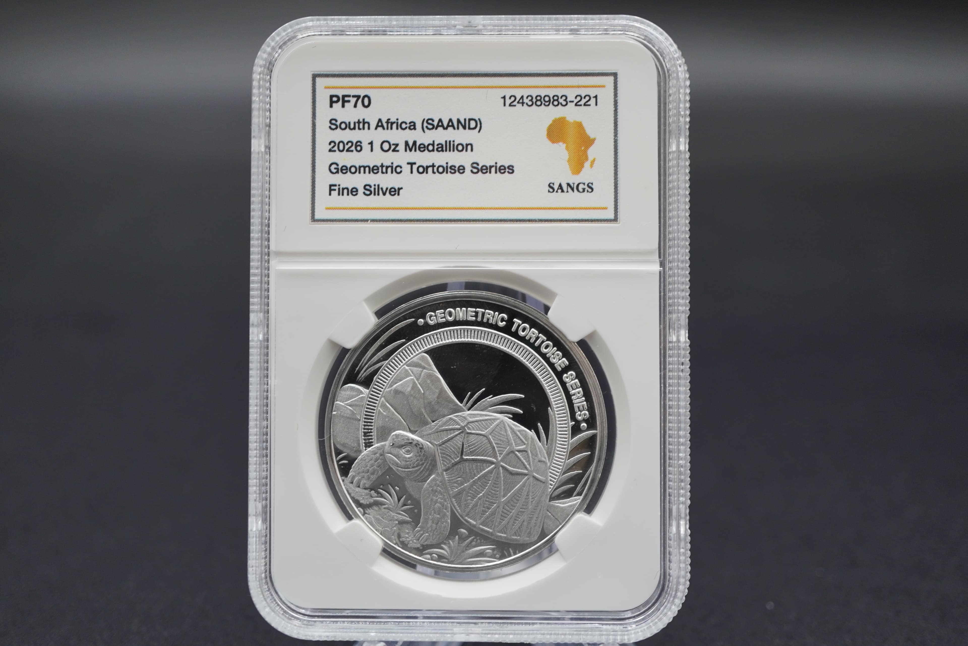2026 SAAND Endangered  Animals  5 Medallion  Silver  Set