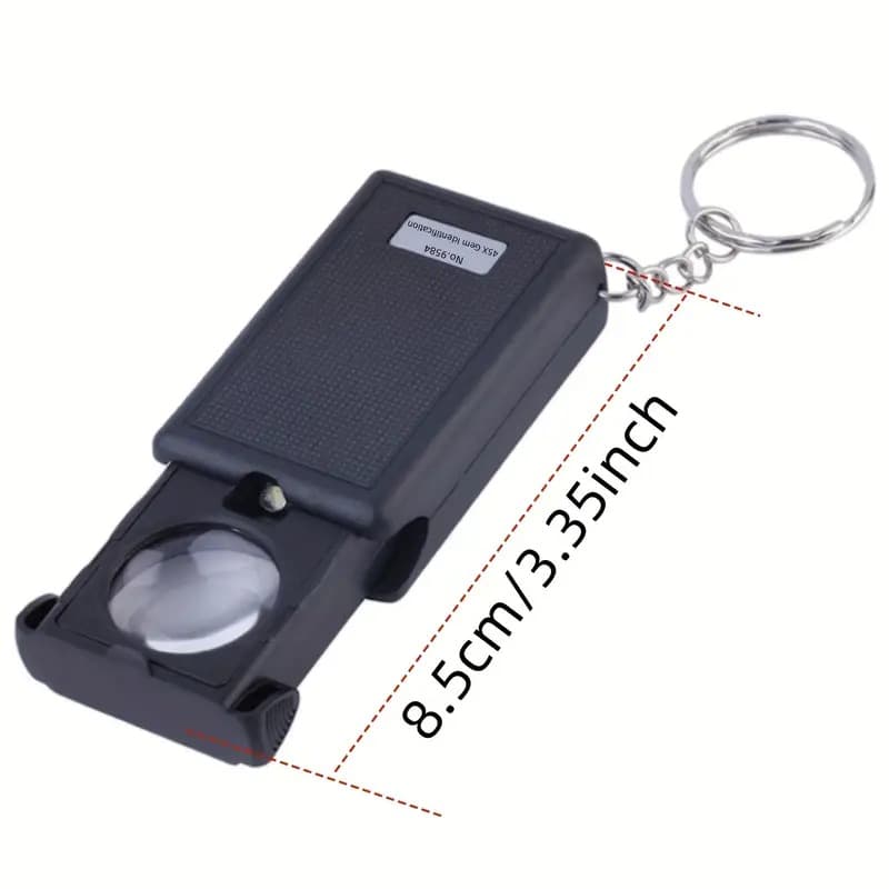 45X LED Handheld Magnifying Glass