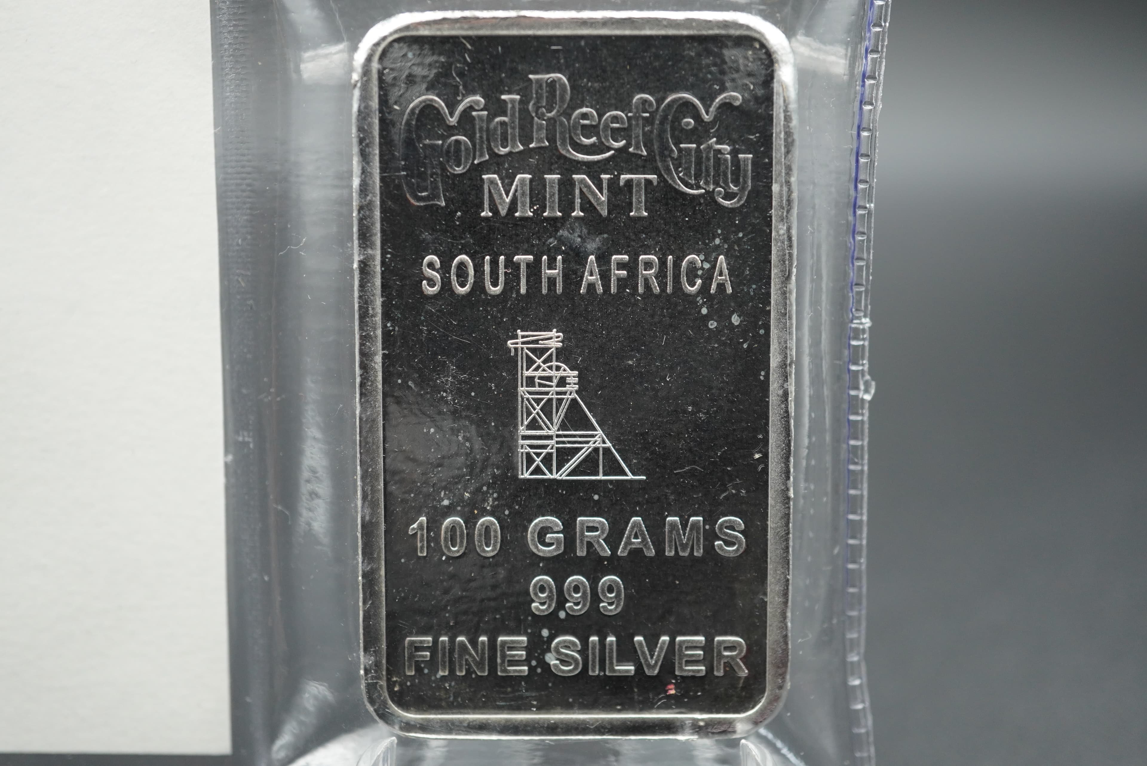 GRC Big Five 100g Fine Silver Bar Buffalo