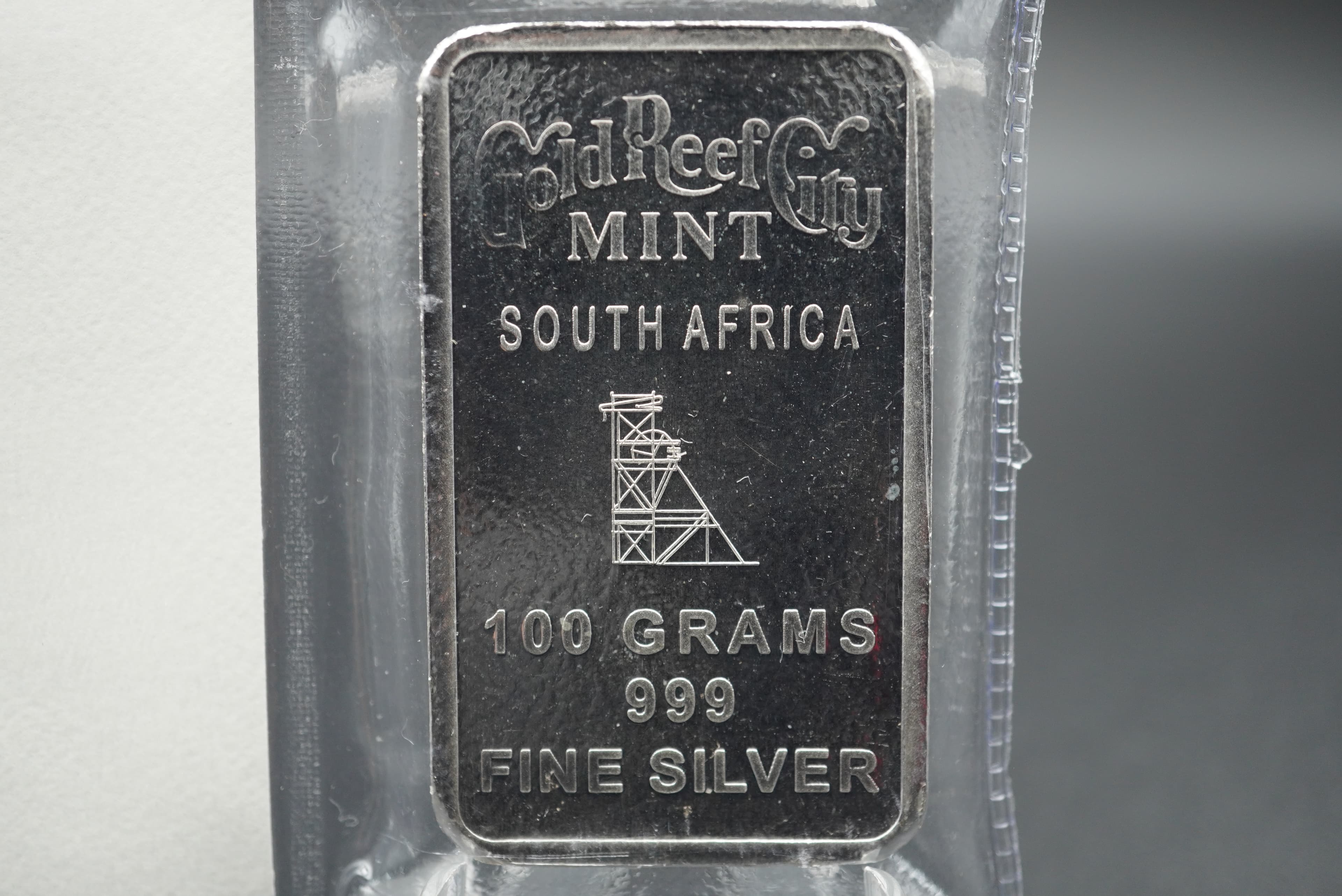 GRC Big Five 100g Fine Silver Bar Leopard