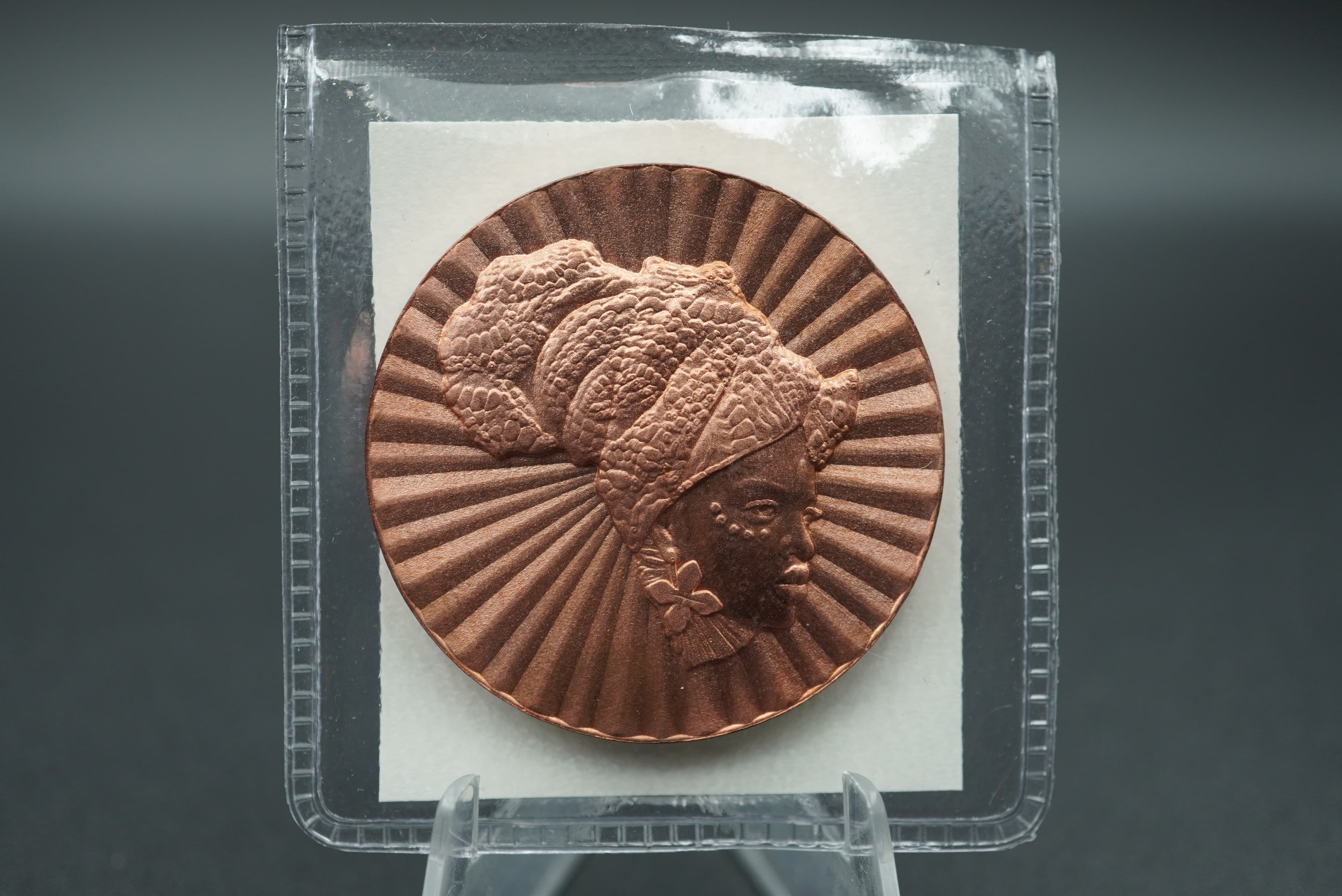 GRC Mama africa Pure Copper 1oz Coin