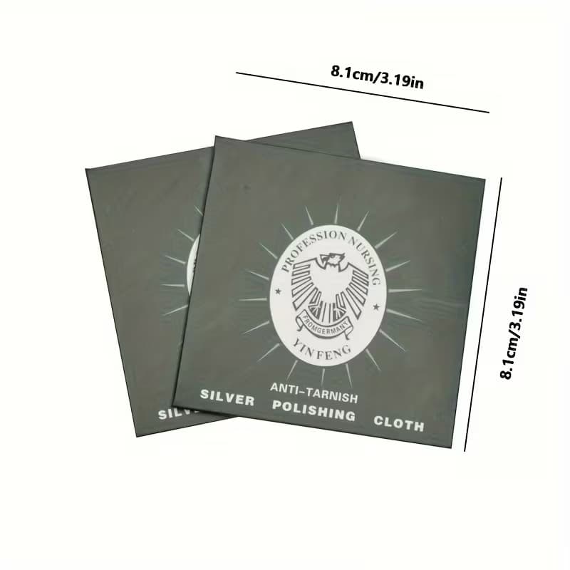 Ultra-Fine Microfiber, Non-Abrasive Silver Cleaning Cloth