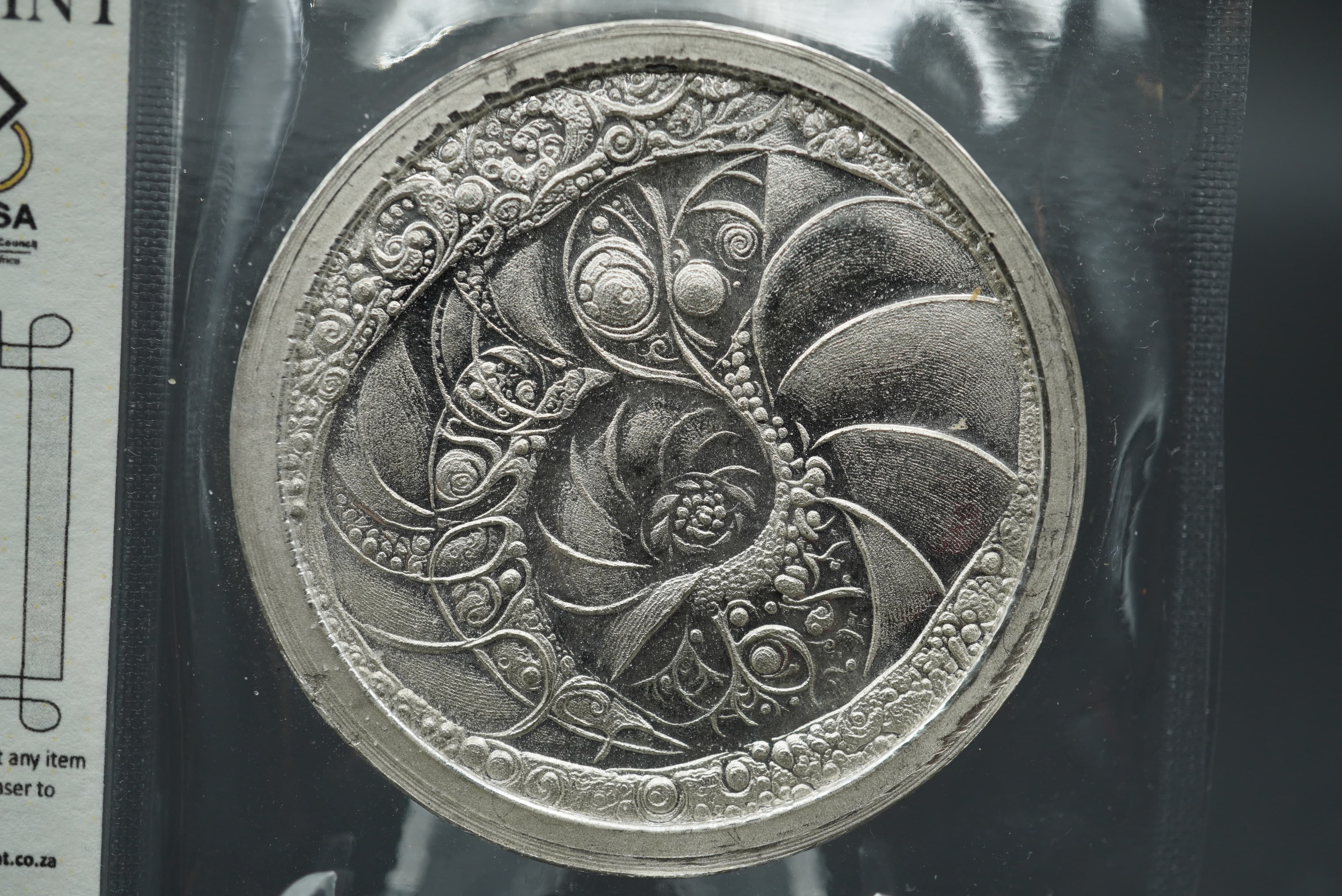 GRC Nautilus shell fine silver 1oz coin