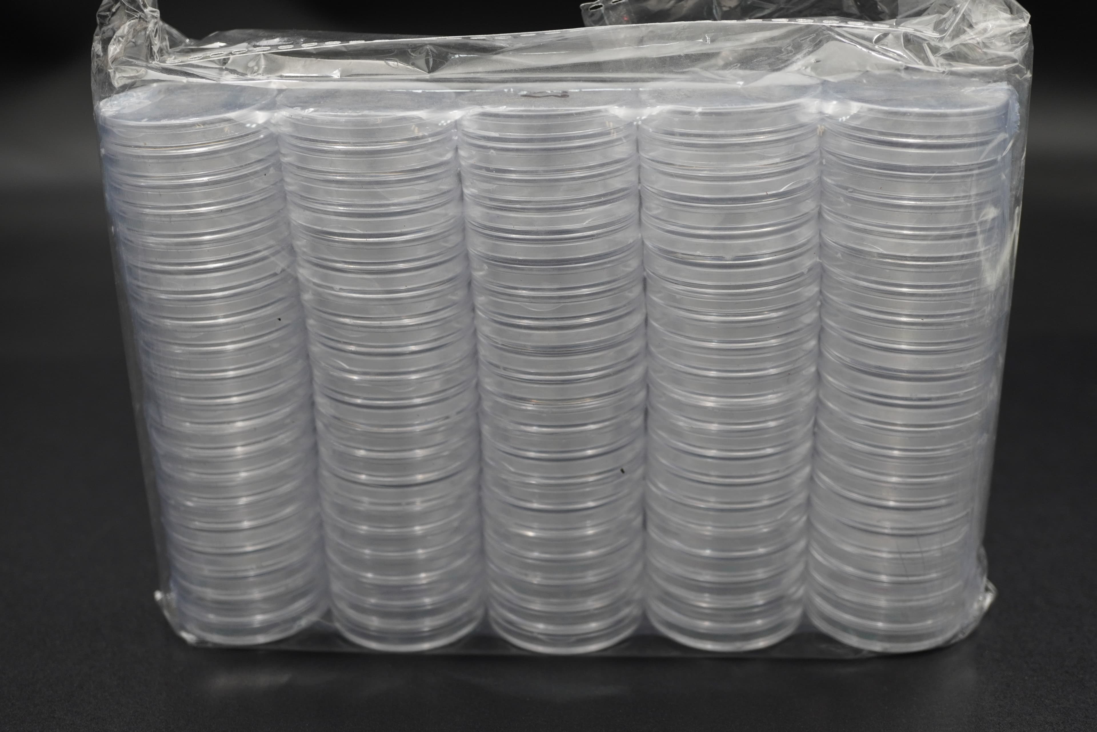33mm Plastic Coin Capsules (100pax)