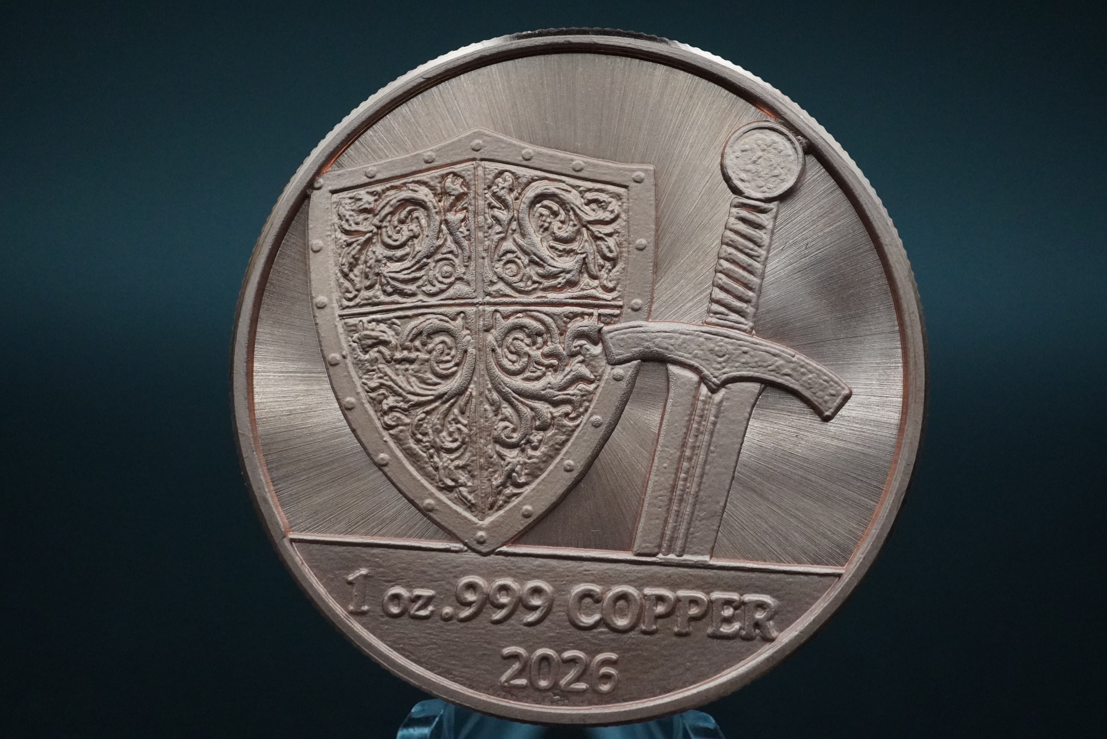 2026 1oz .999 Copper The Templar Commander