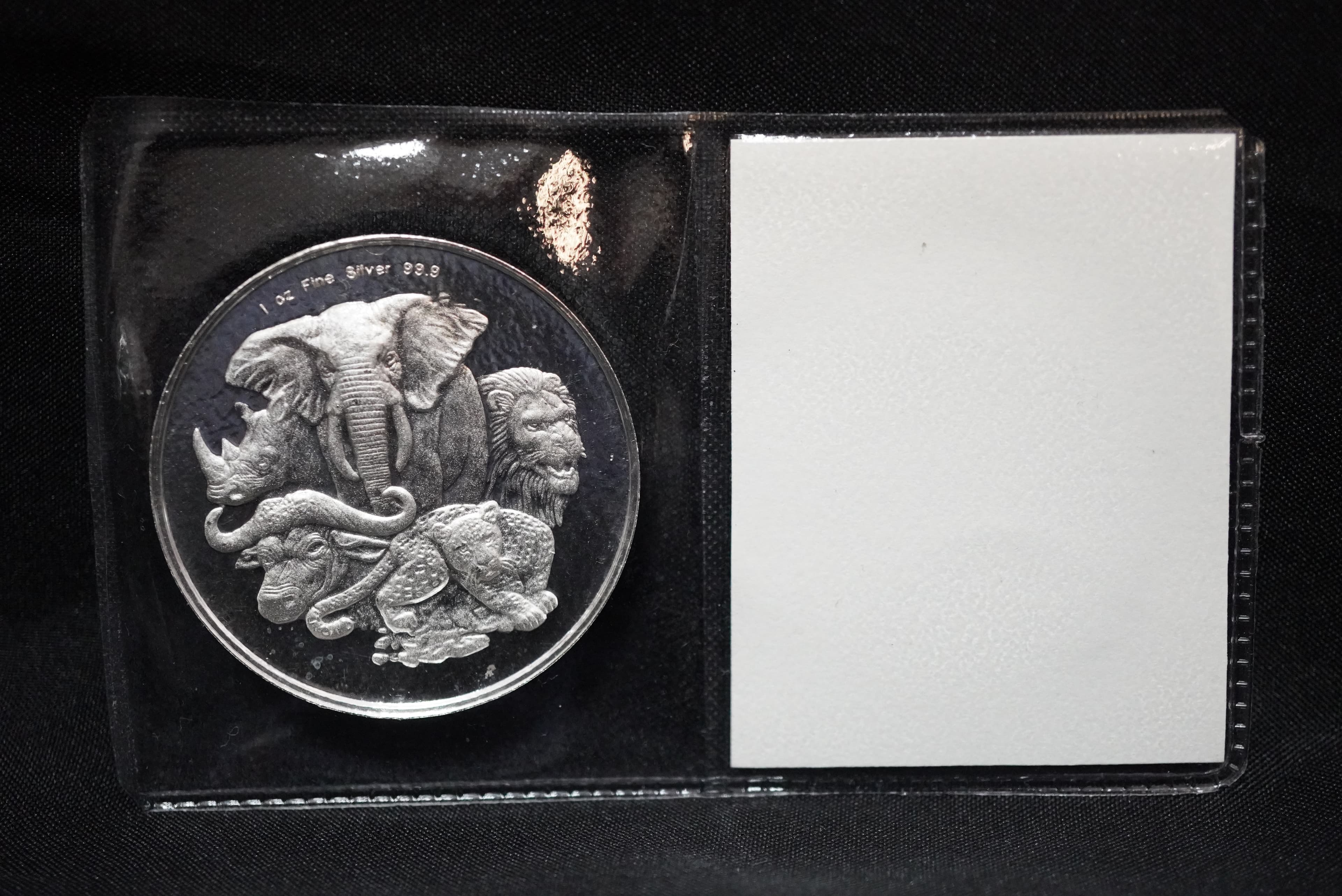 GRC Big Five Rhino 1oz Medallion