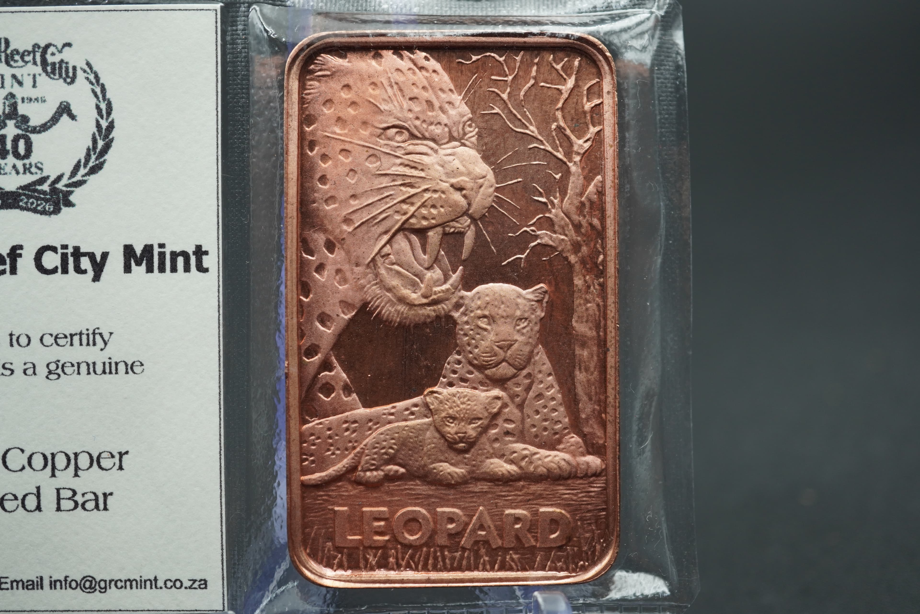 GRC Leopard Pure Copper Bar