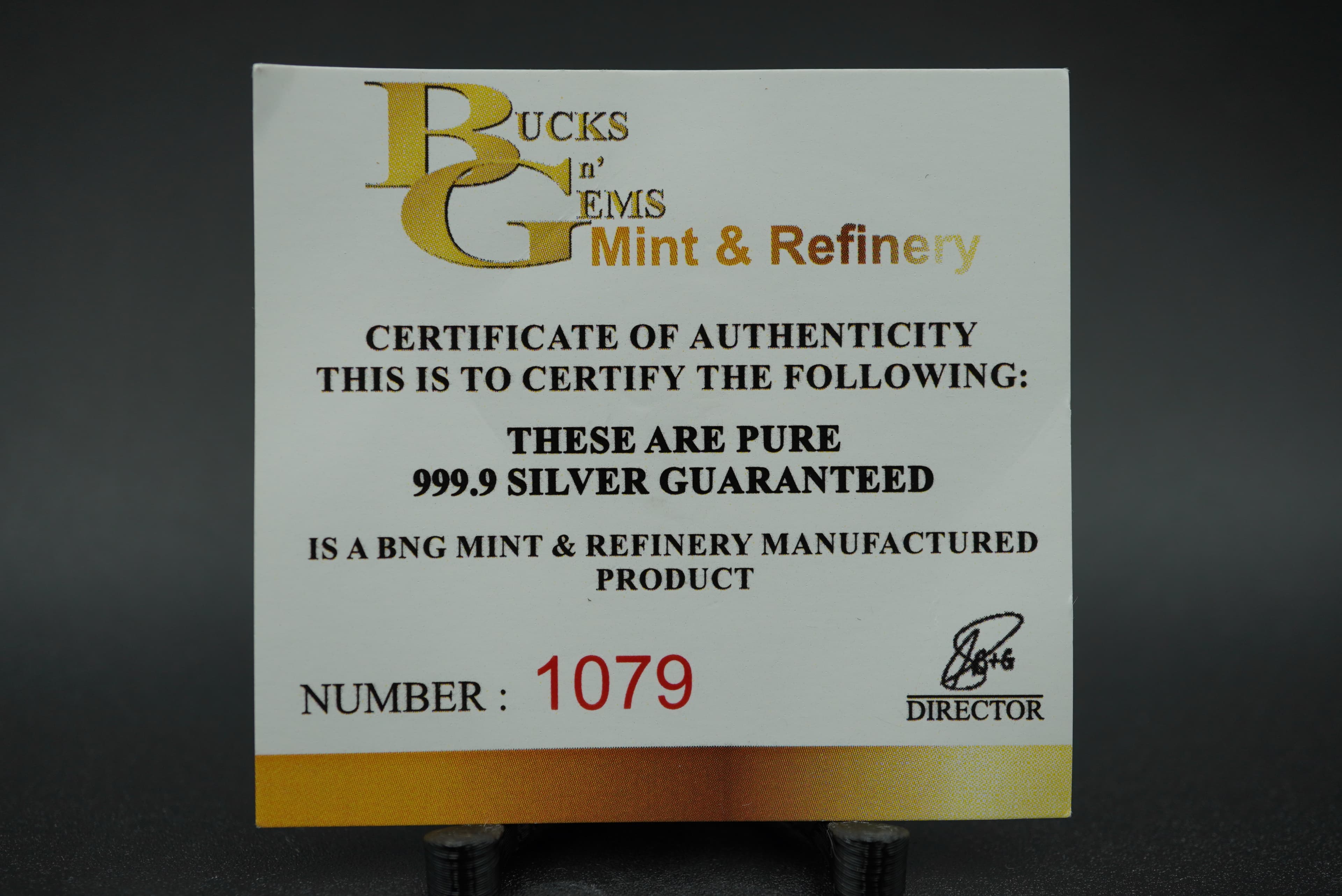 BNG 1oz Silver Medallion