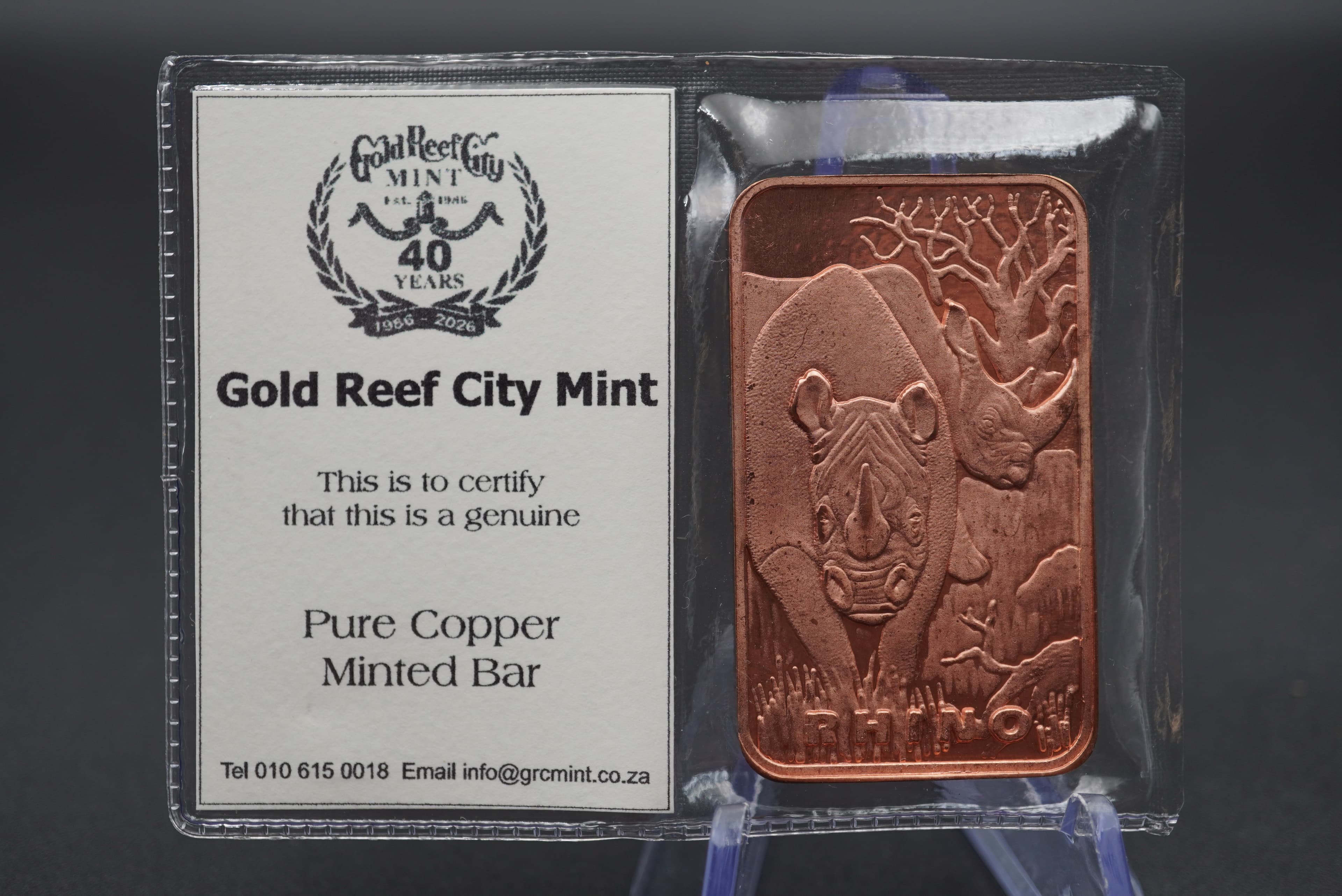 GRC Rhino Pure Copper Bar