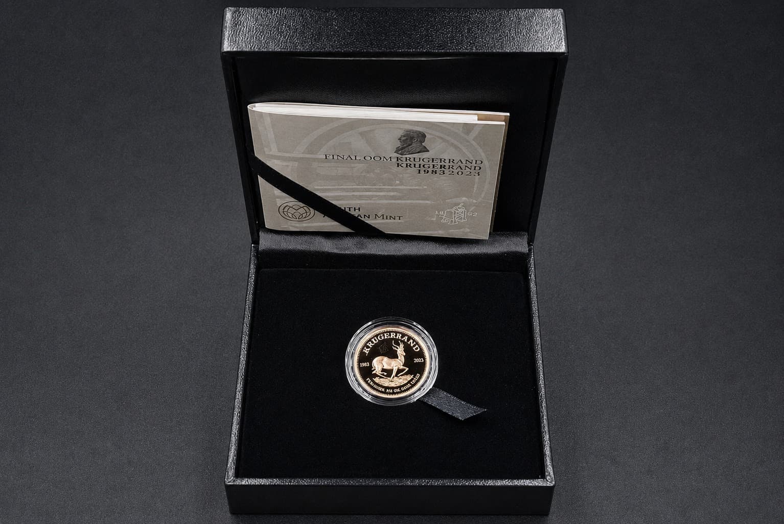 2024 S.Africa 1/4oz Gold Krugerrand Struck on "Oom Paul" coining press