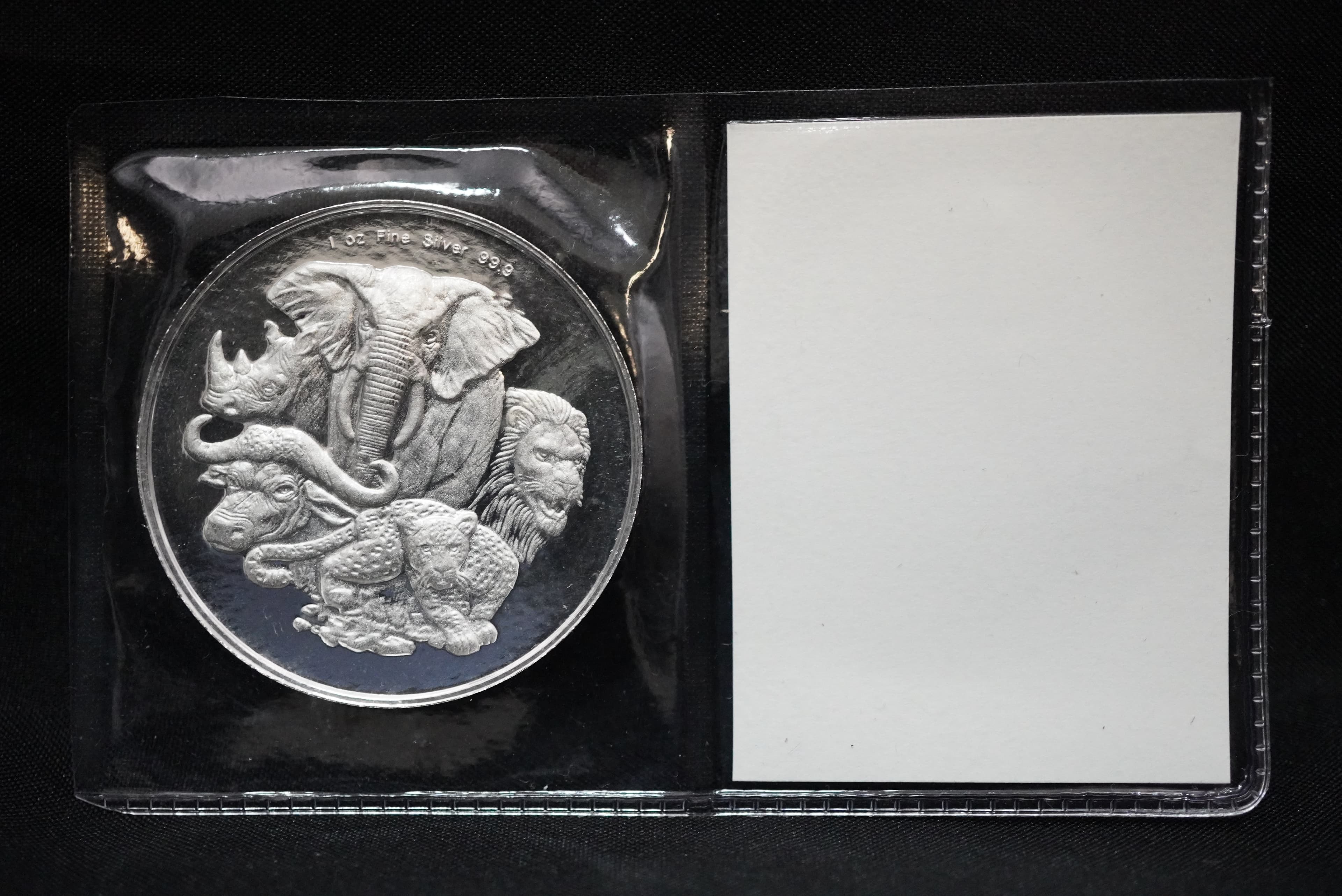 GRC Big Five elephant 1oz Medallion