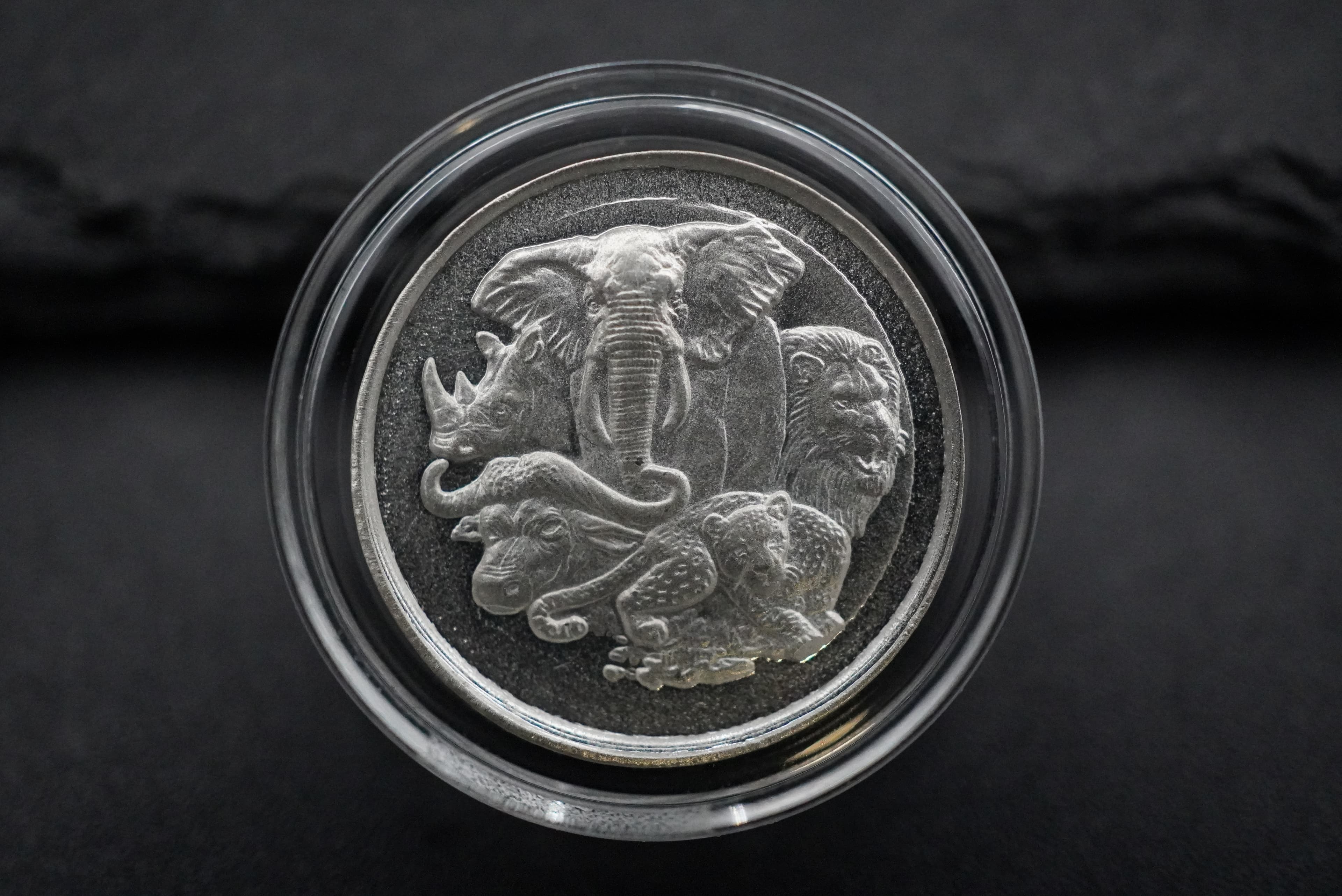 GRC Big Five x5 1/10oz Fine Silver Meddalion Set