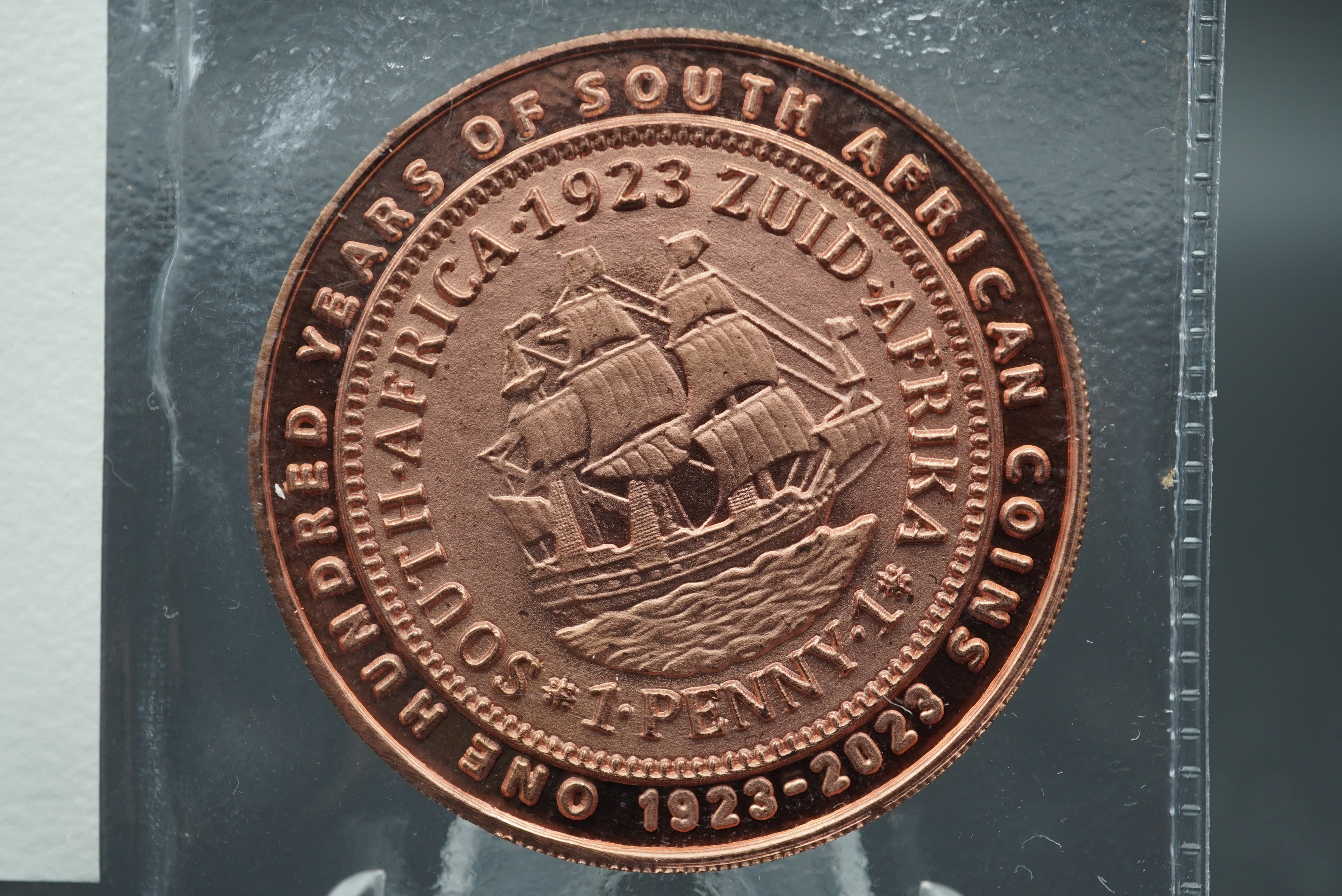GRC centenary of SA Coins Copper 1oz Medallion