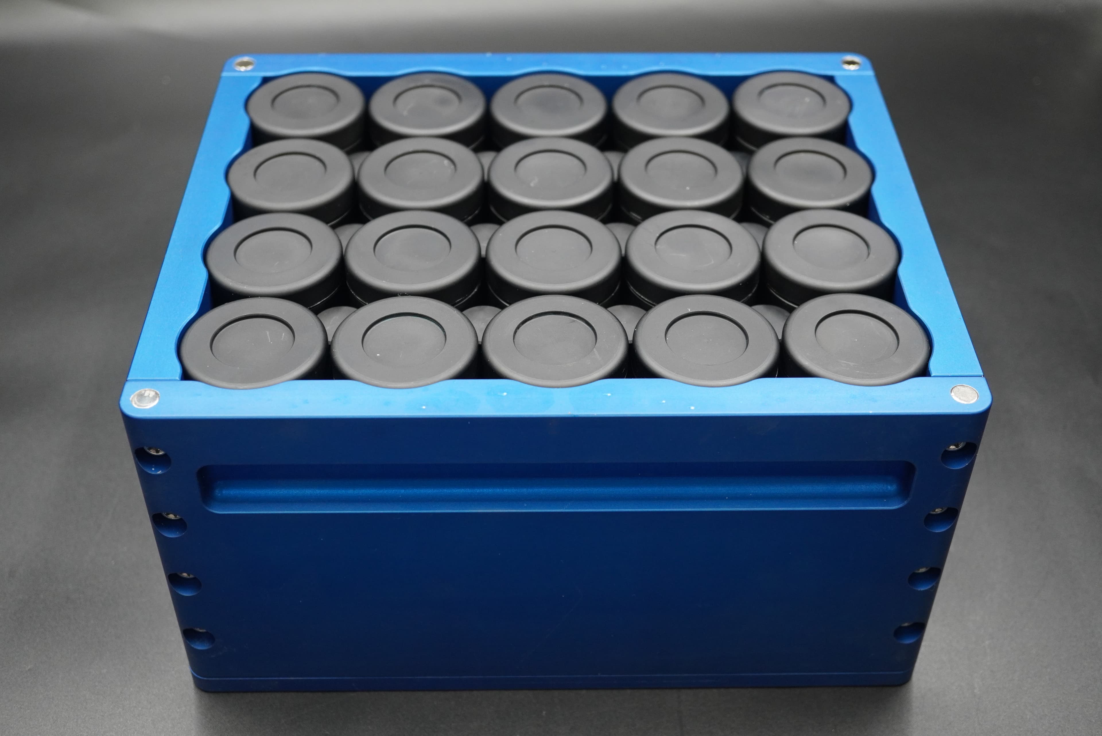 Fully Custom 1 of 2 Aluminium Silver Coin Monster Box (Blue)