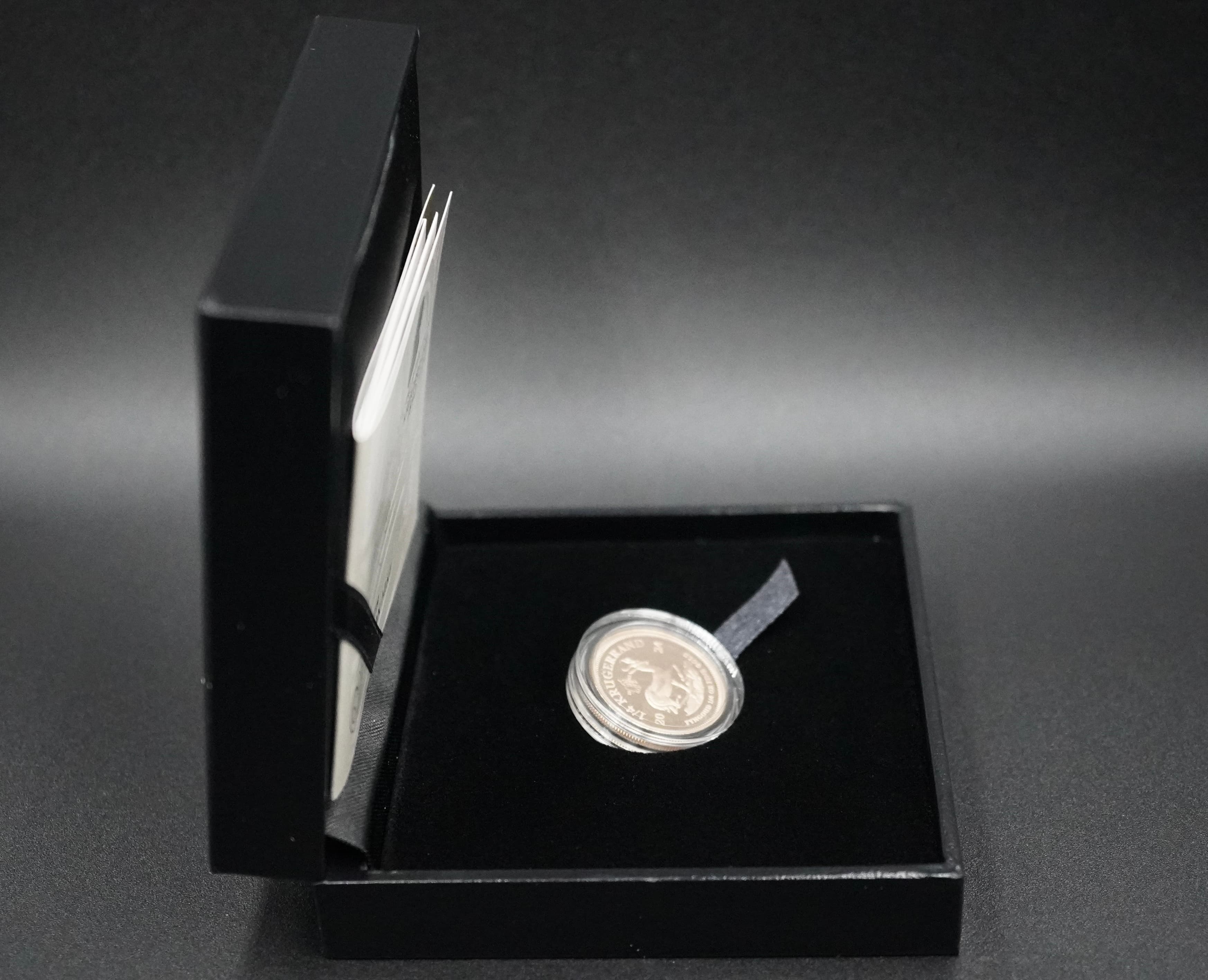 2024 S.Africa 1/4oz Gold Krugerrand Struck on "Oom Paul" coining press