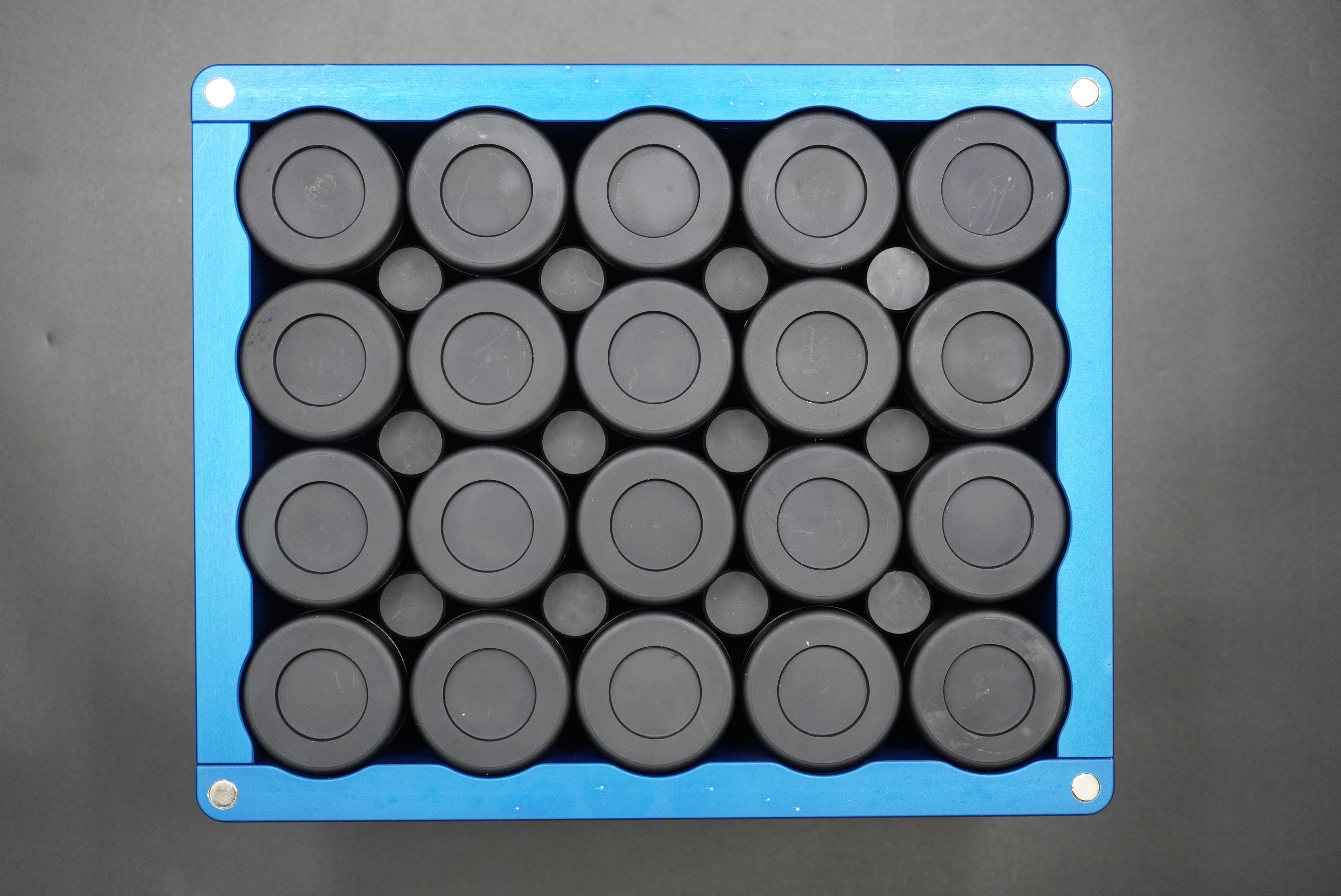 Fully Custom 1 of 2 Aluminium Silver Coin Monster Box (Blue)