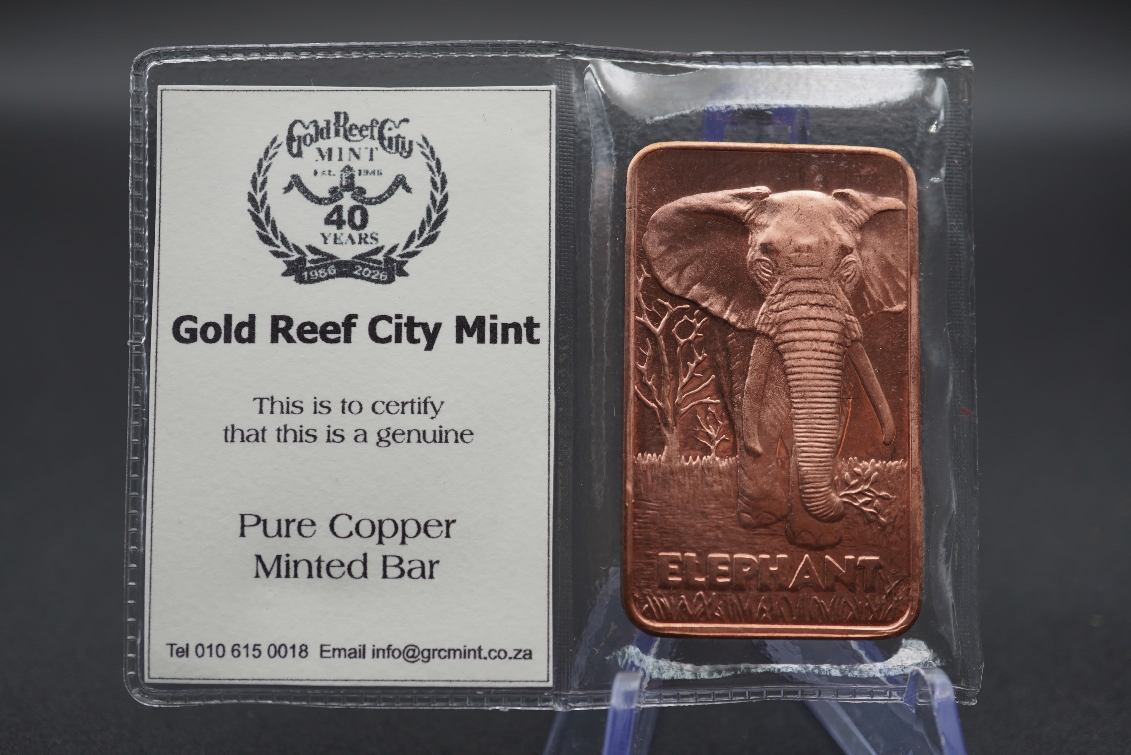 GRC Elephant Pure Copper Bar