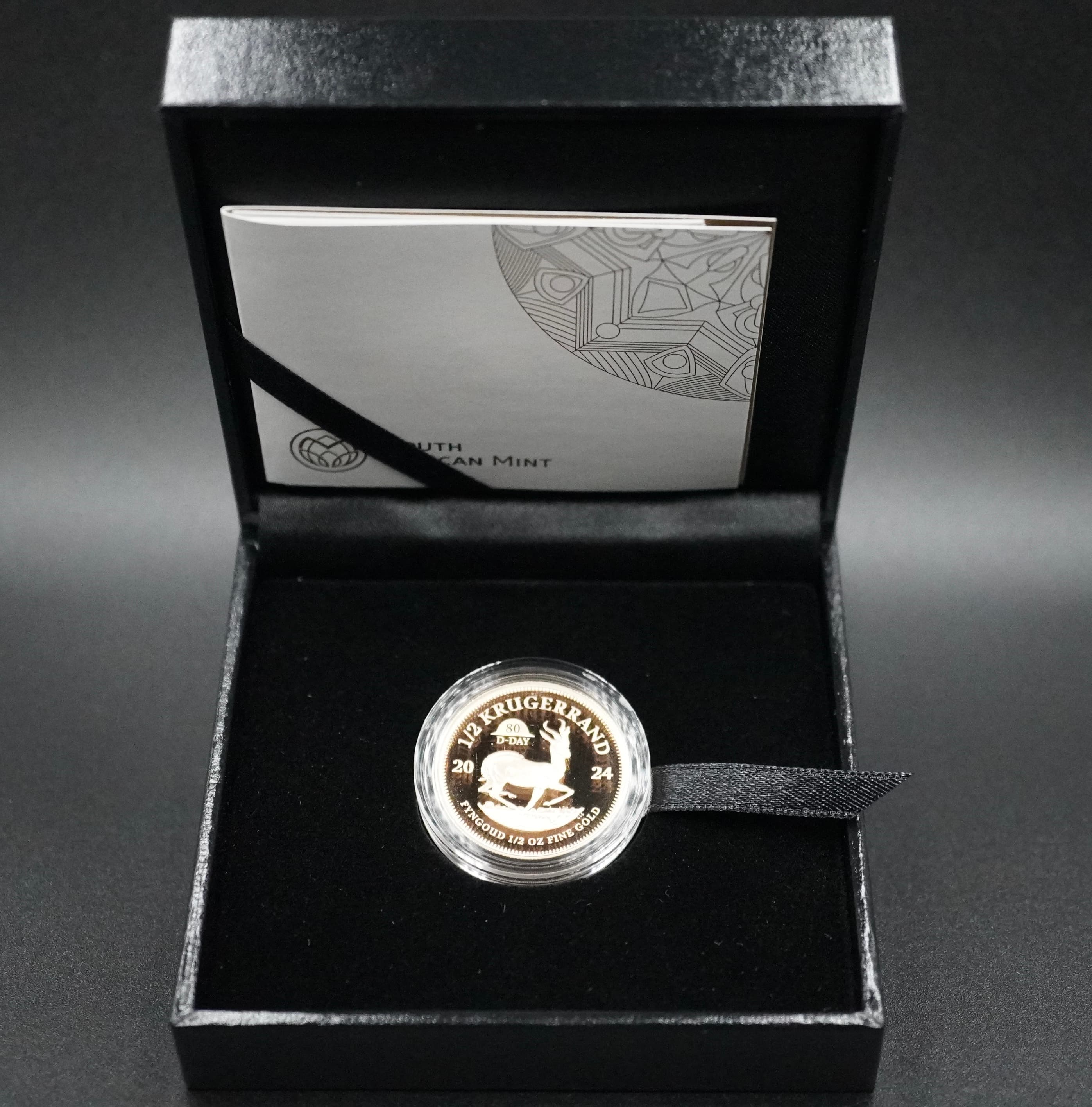 2024 S.Africa 1/2 oz Gold Krugerrand 80th Anniv of D-Day