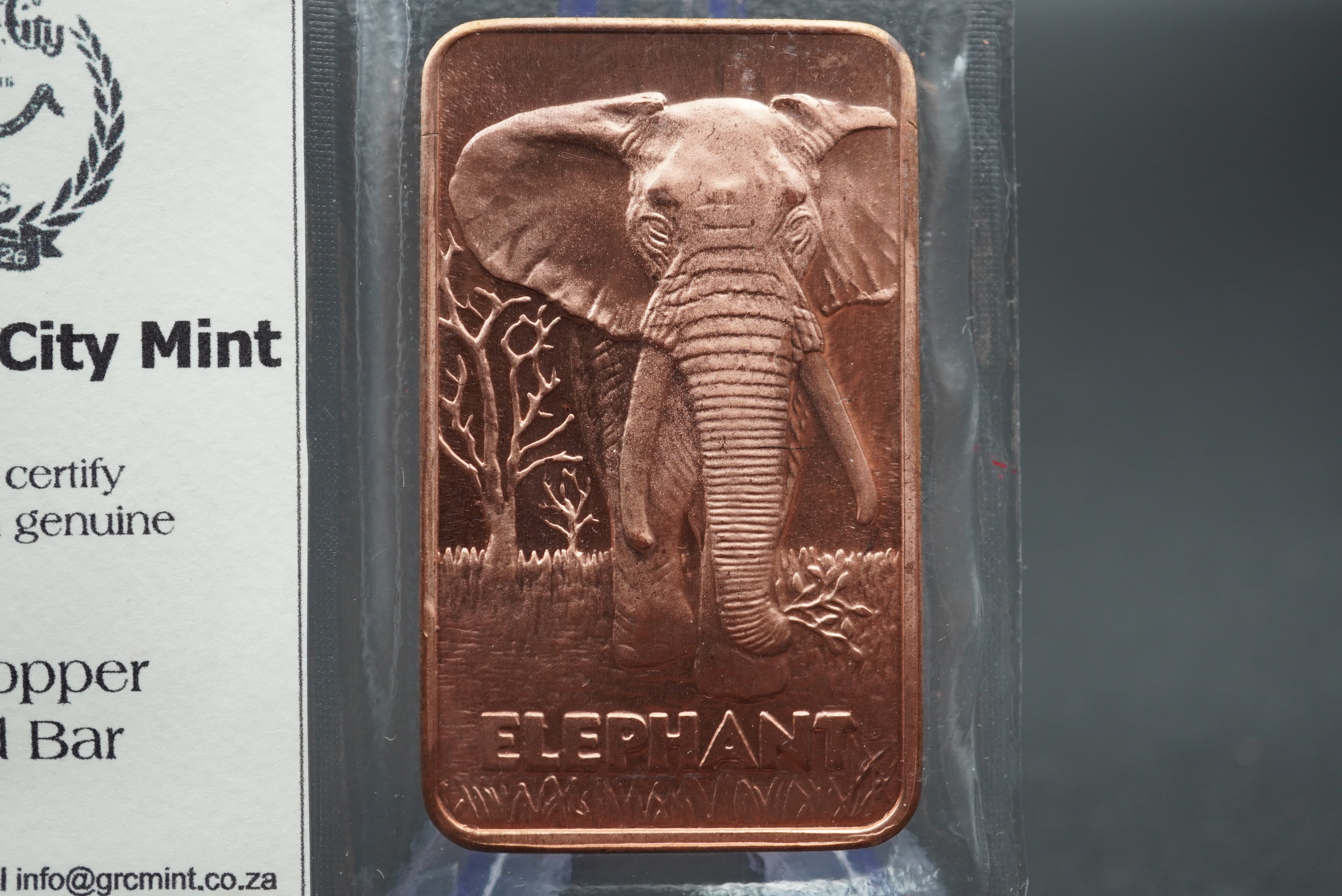 GRC Elephant Pure Copper Bar