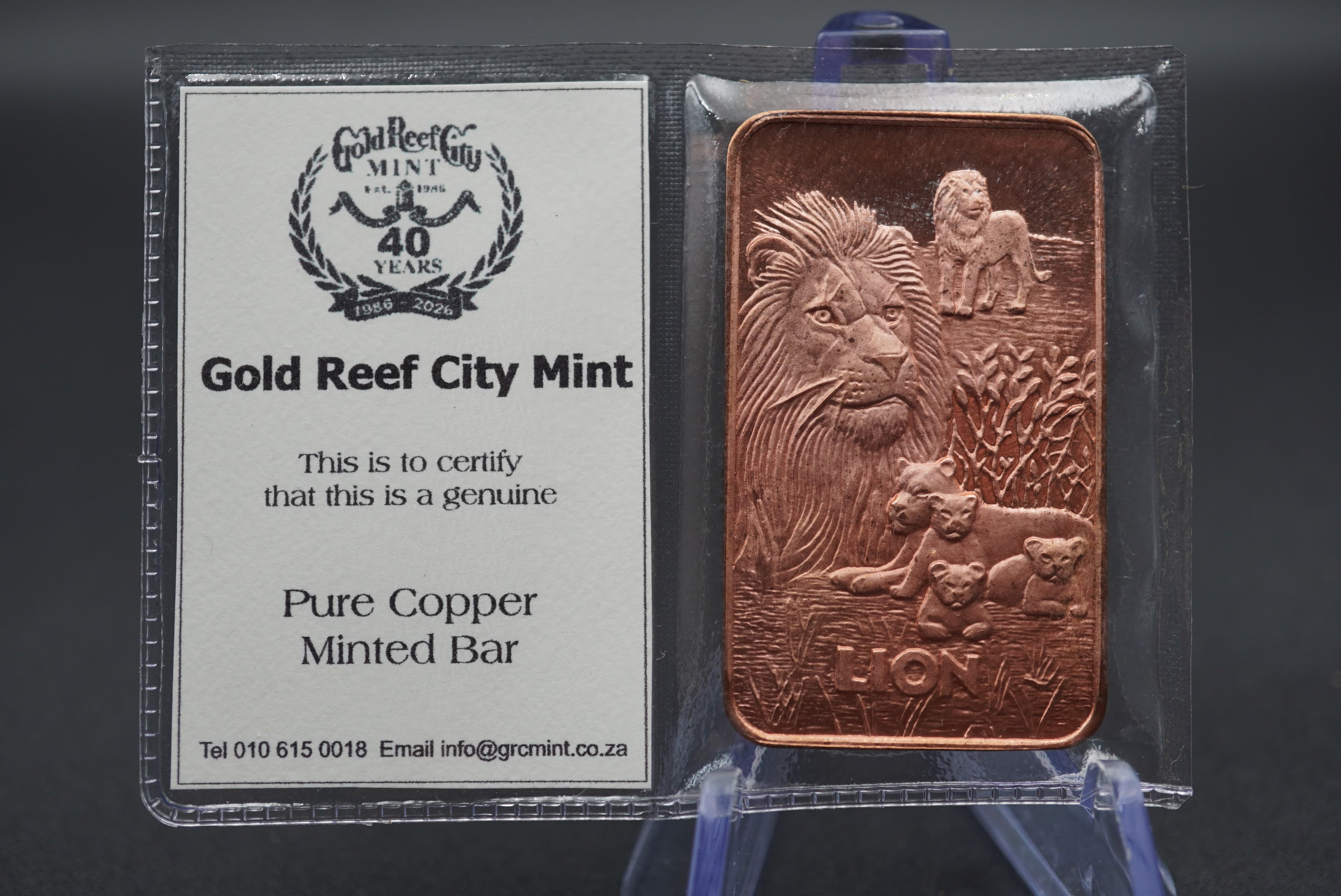 GRC Lion Pure Copper Bar
