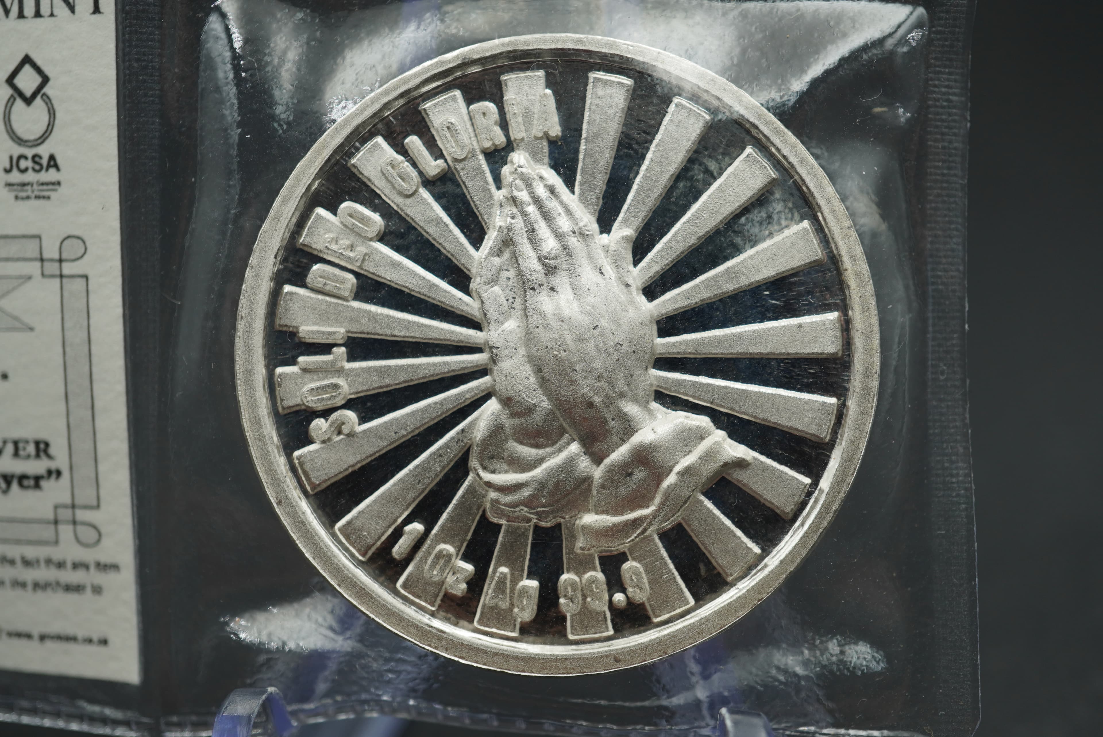 GRC Afrikaans Lord's Prayer silver 1oz coin