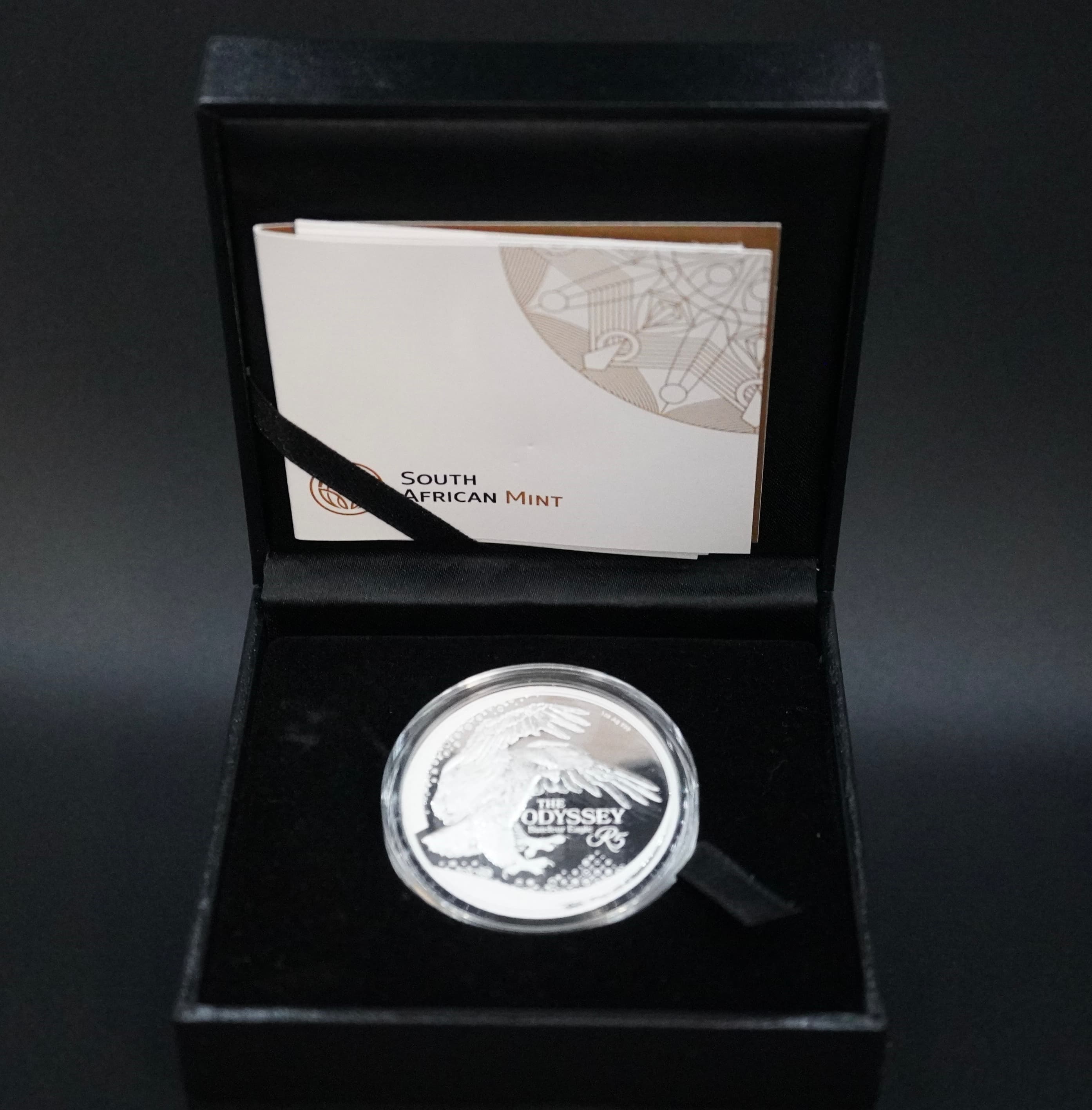 2025 S.Africa R5 1oz Fine Silver Coin Odyssey of the Sky-Bateleur Eagle