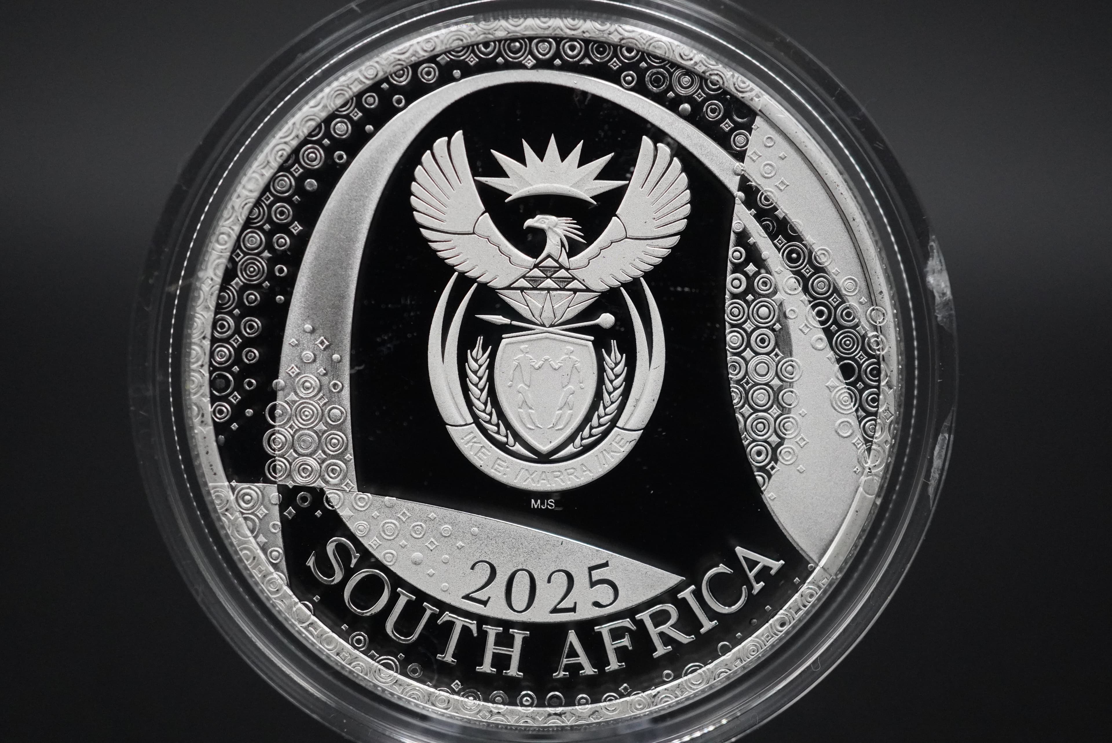 2025 S.Africa R5 1oz Fine Silver Coin Odyssey of the Sky-Bateleur Eagle