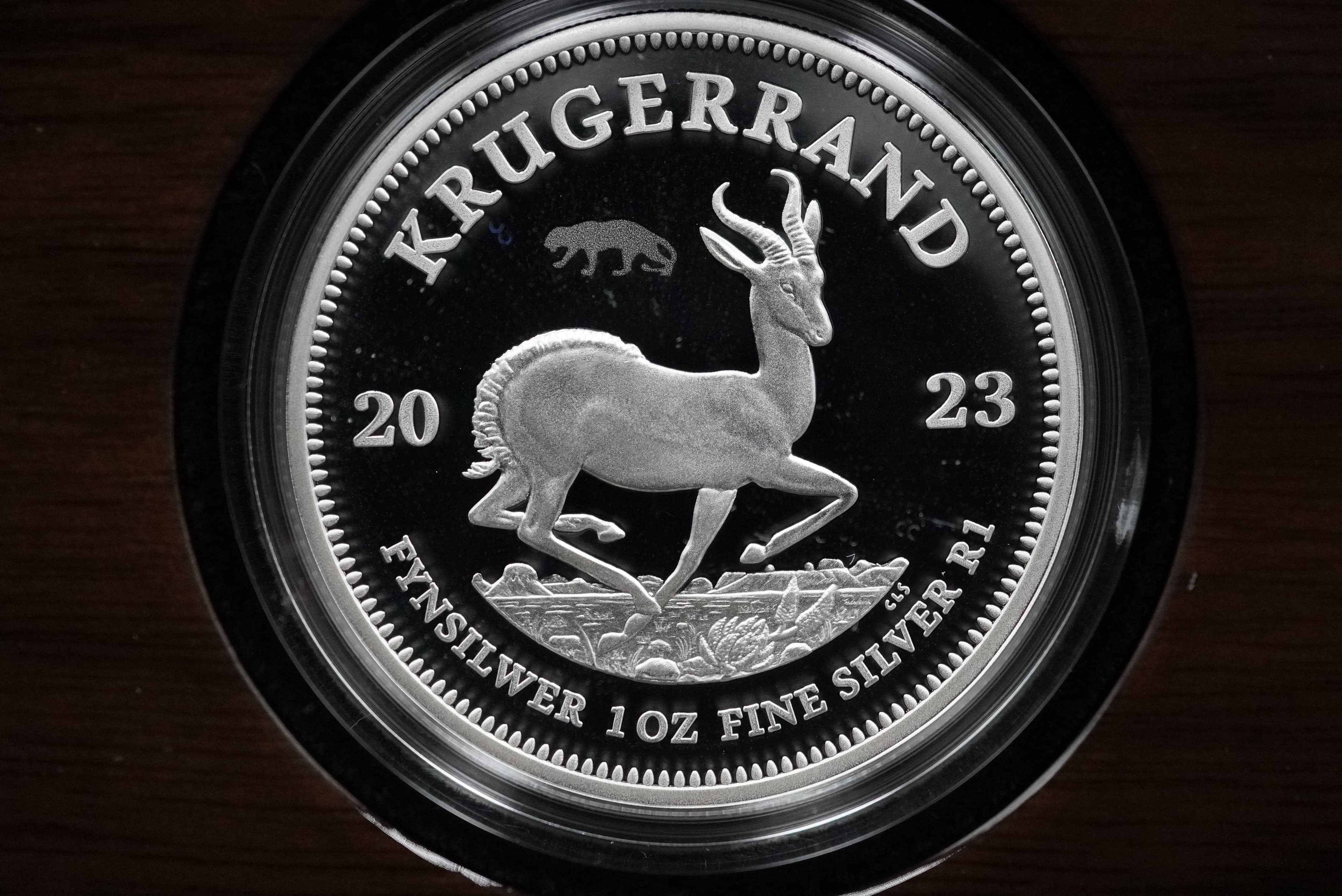 2023 S.Africa Fine Silver Combination Set- The Krugerrand and the African Big Five- Leopard Series II
