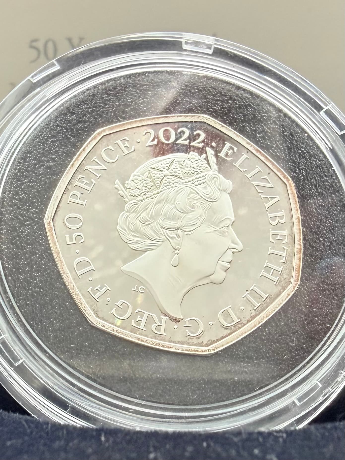 2022 UK 50p Silver Proof 50 Years of Pride Coloured Coin – Royal Mint