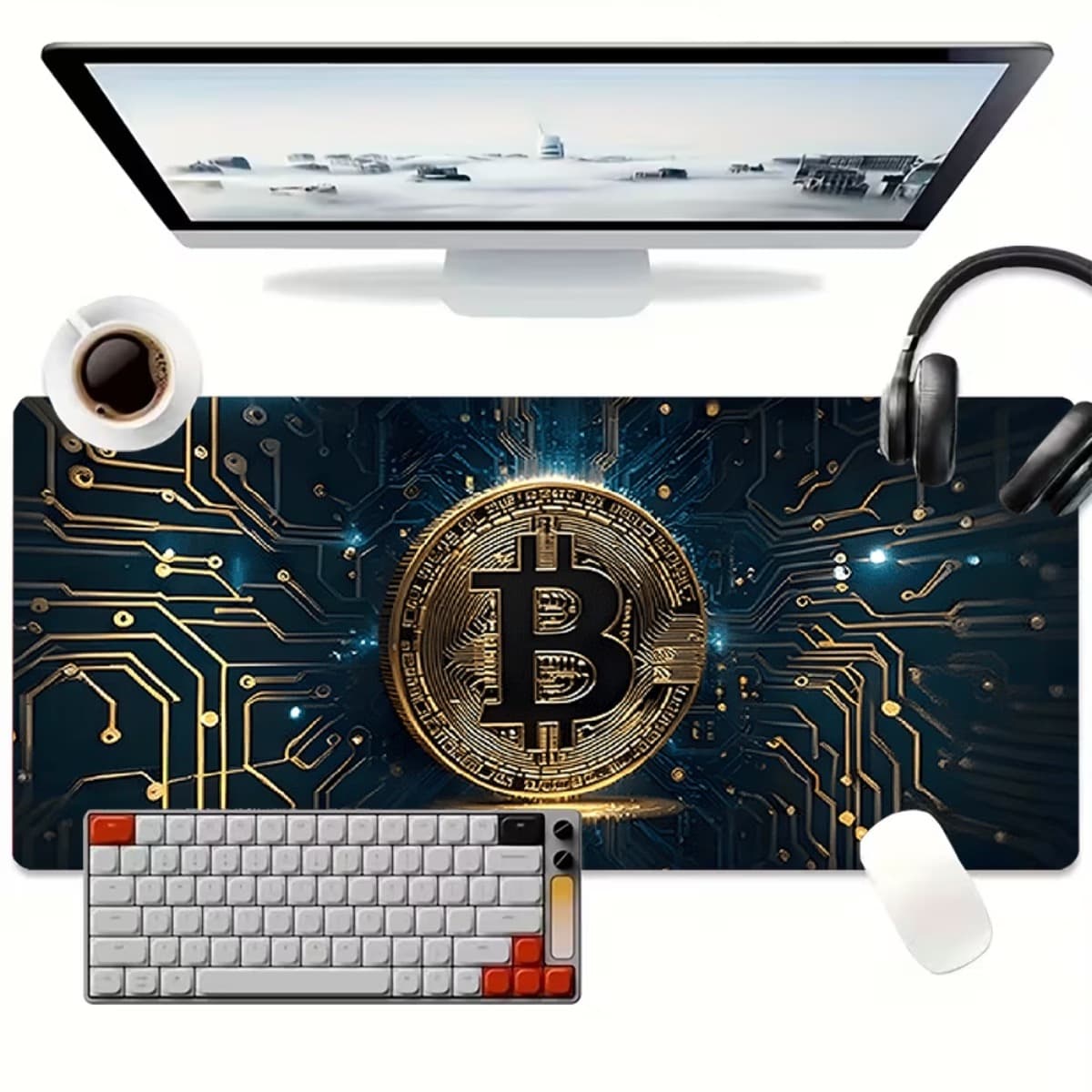Desk Mat- Blockchain Circuit XXL – Blockchain Edition